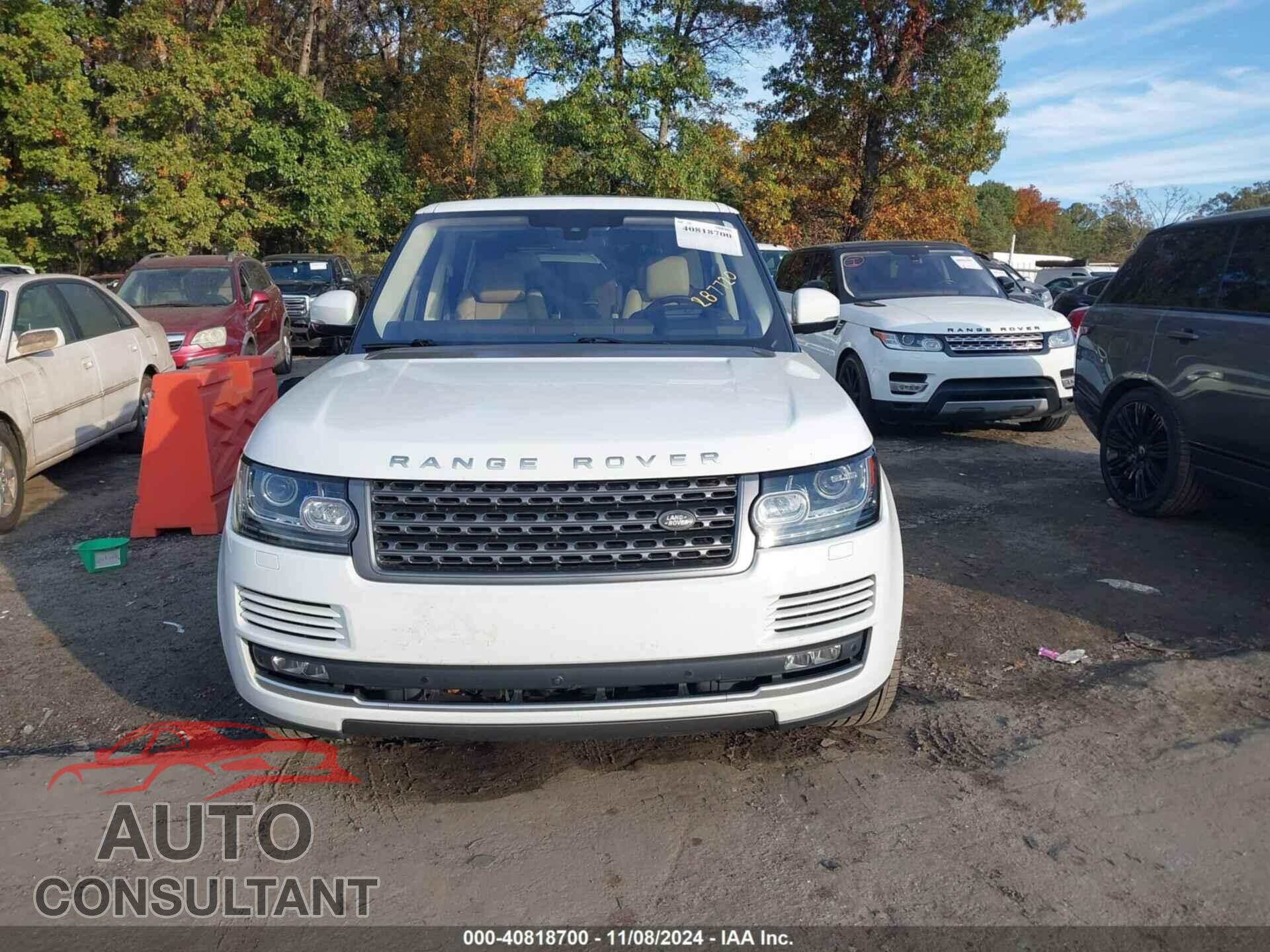 LAND ROVER RANGE ROVER 2016 - SALGR2PF9GA287720