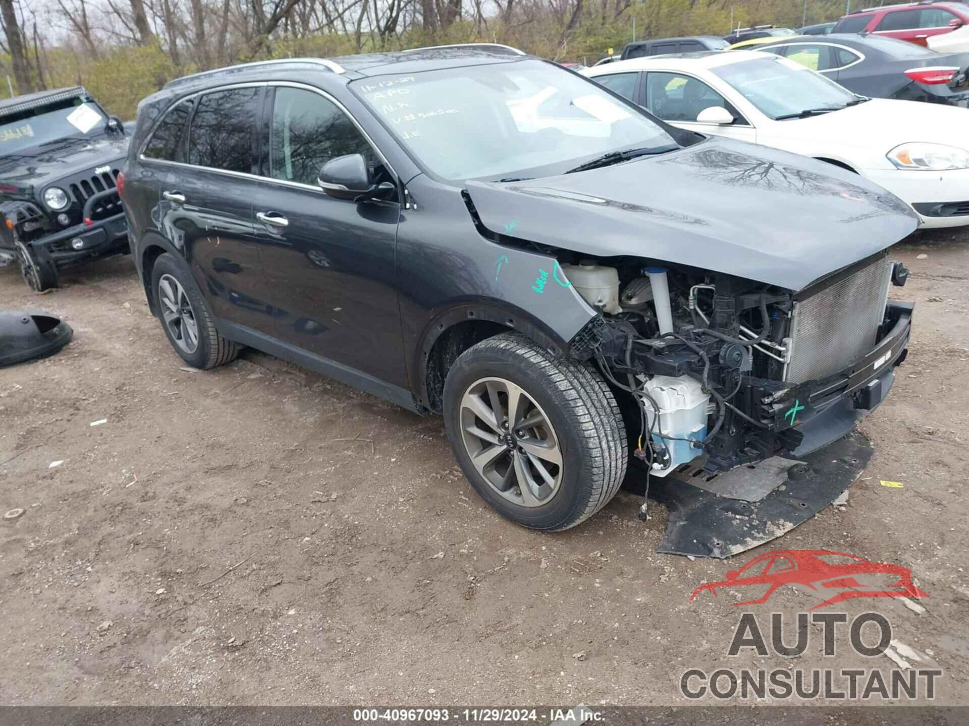 KIA SORENTO 2019 - 5XYPH4A58KG506200