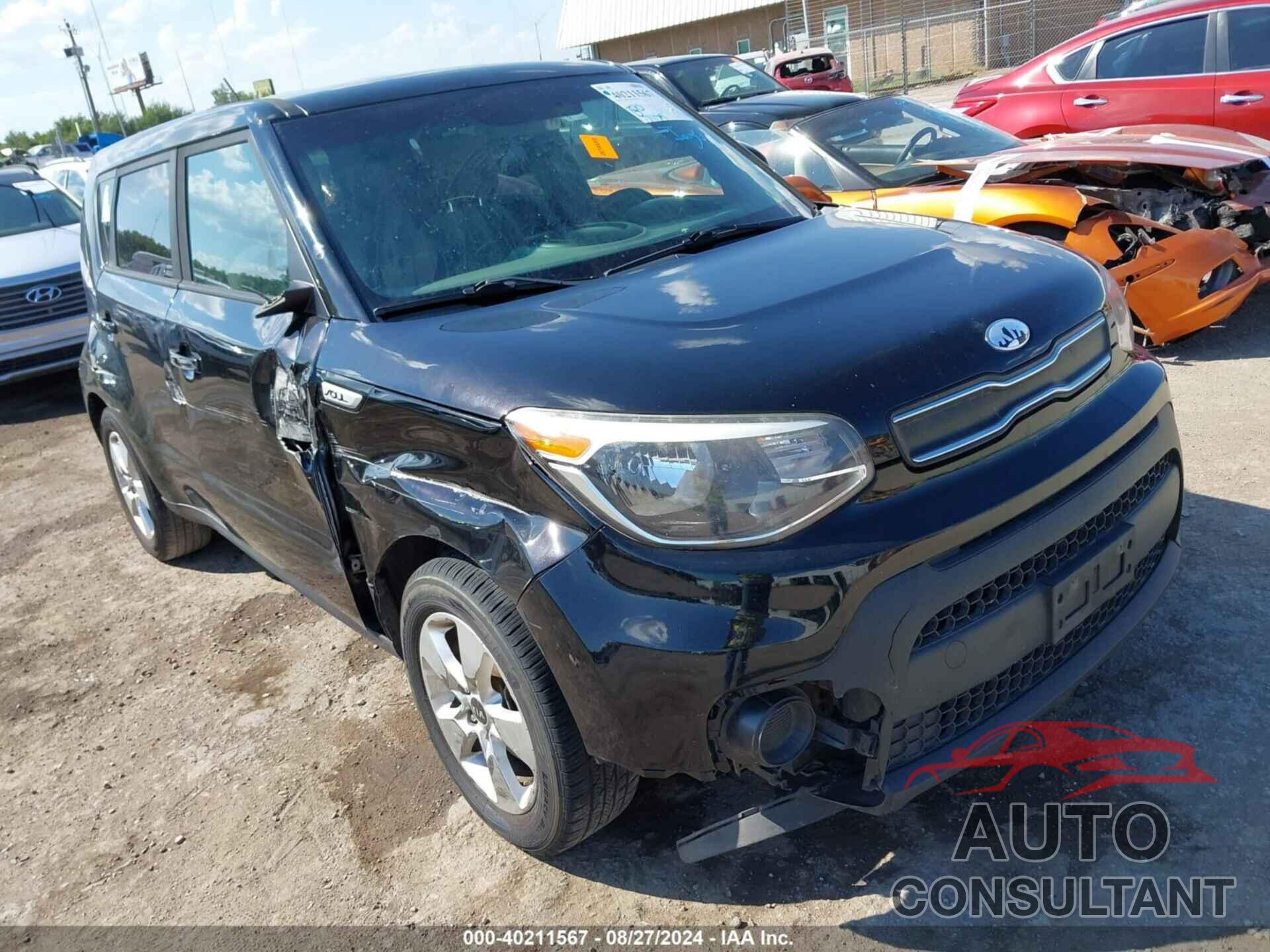 KIA SOUL 2018 - KNDJN2A27J7539595