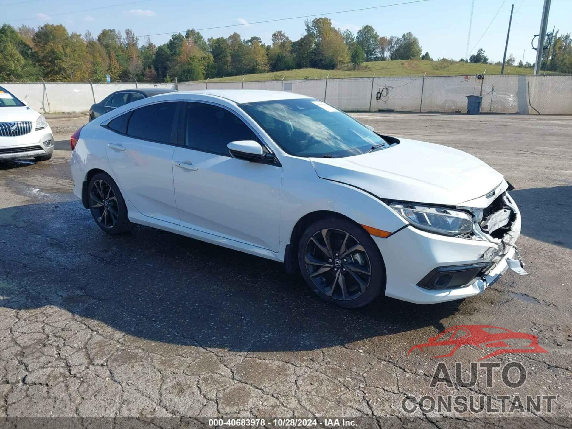 HONDA CIVIC 2019 - 2HGFC2E87KH556916