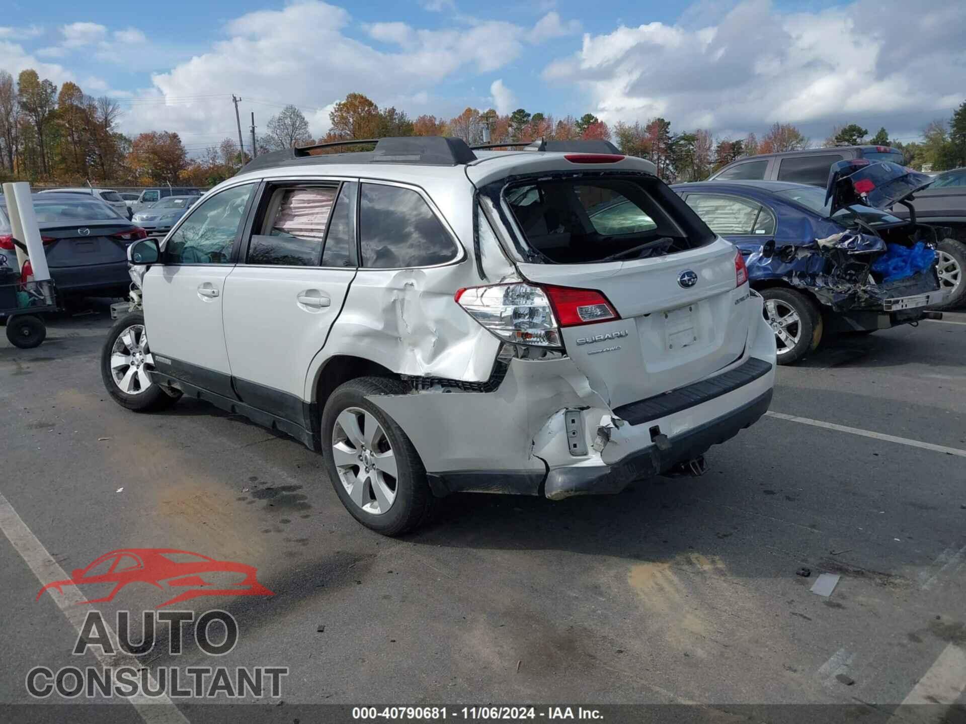 SUBARU OUTBACK 2012 - 4S4BRCKC8C3268686