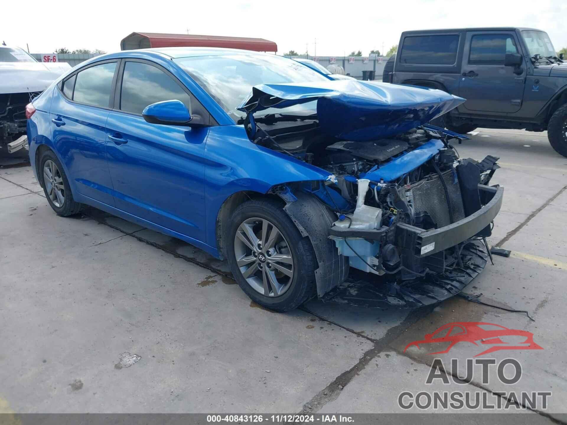 HYUNDAI ELANTRA 2018 - 5NPD84LF0JH248741