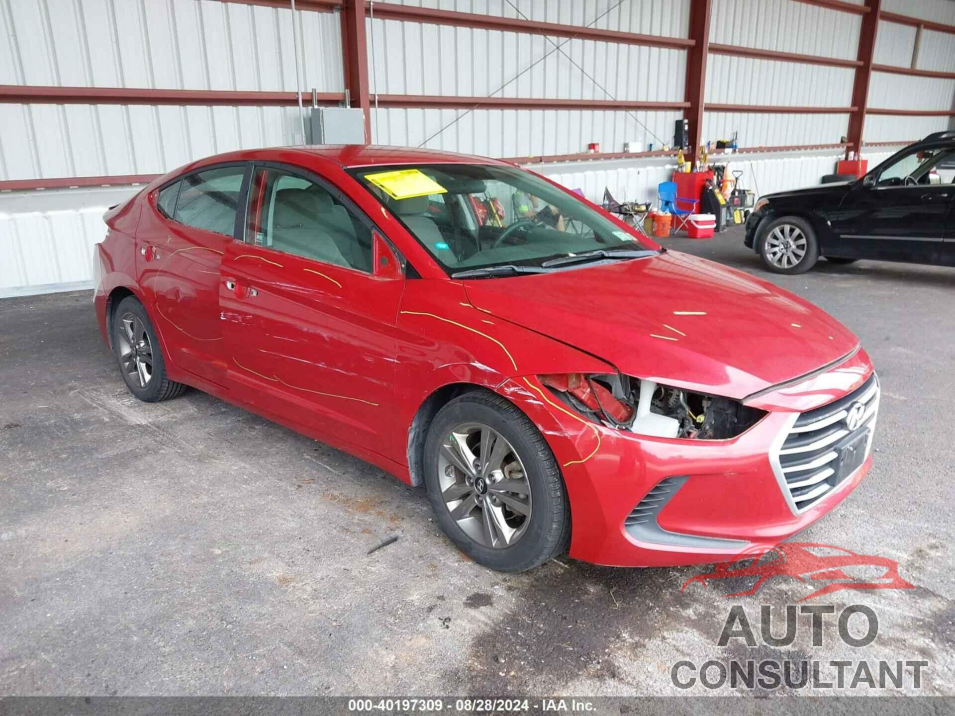 HYUNDAI ELANTRA 2018 - 5NPD84LF7JH243049