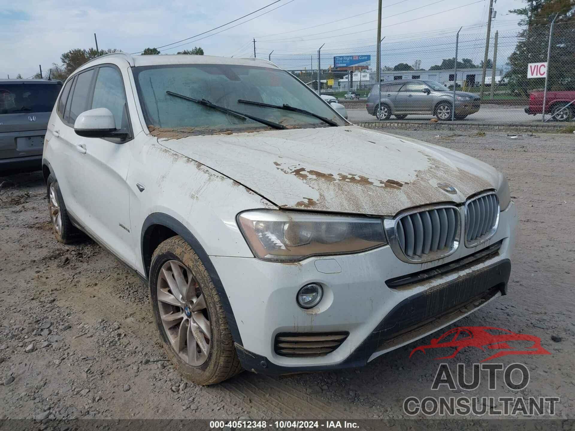 BMW X3 2016 - 5UXWX9C58G0D75275