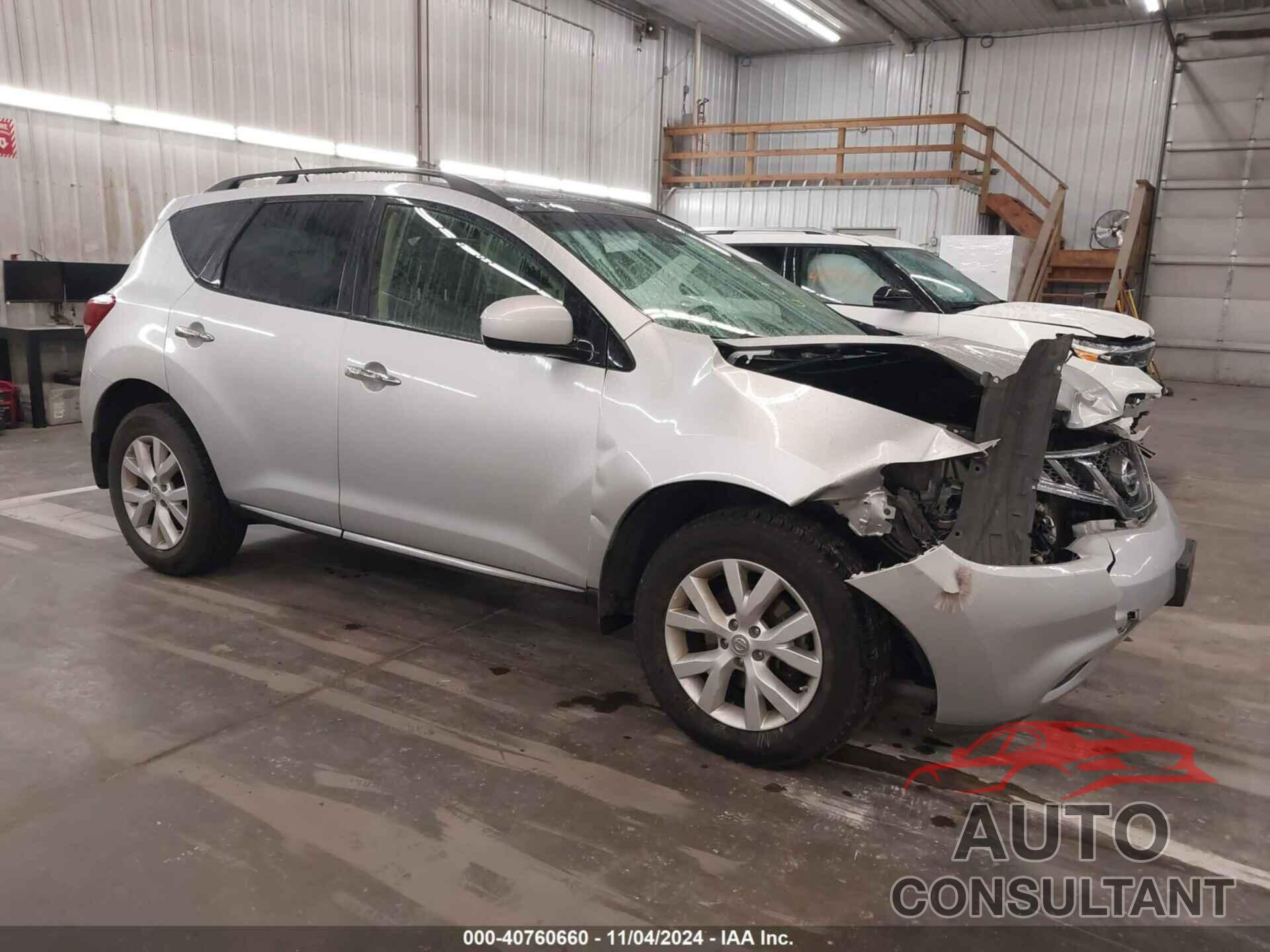 NISSAN MURANO 2012 - JN8AZ1MW2CW238937