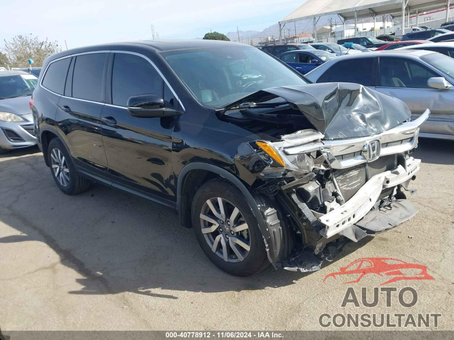 HONDA PILOT 2019 - 5FNYF5H56KB038738