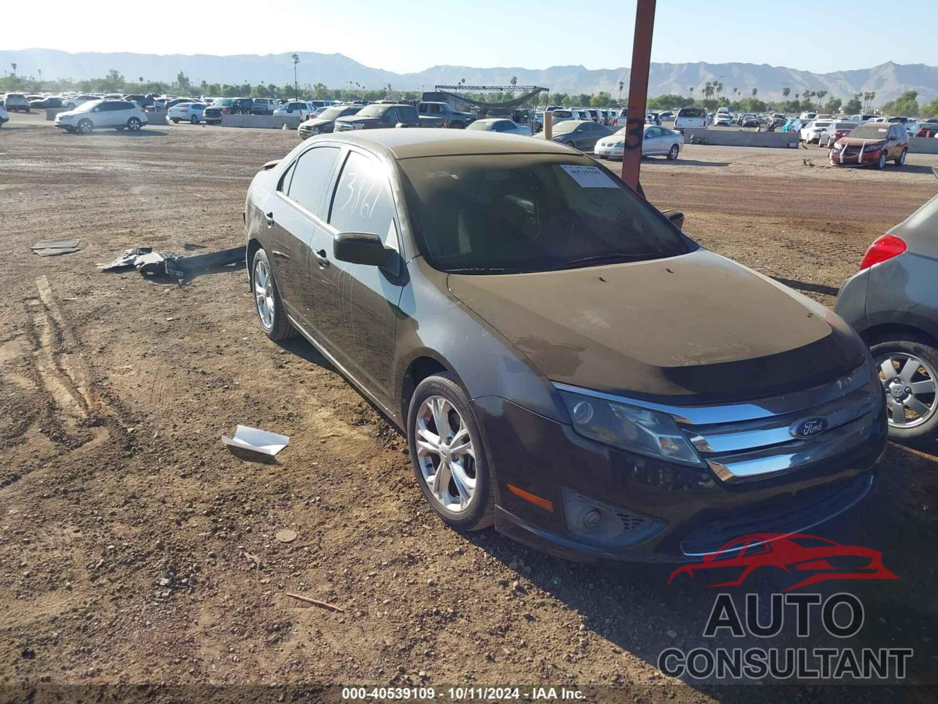 FORD FUSION 2012 - 3FAHP0HG8CR341172