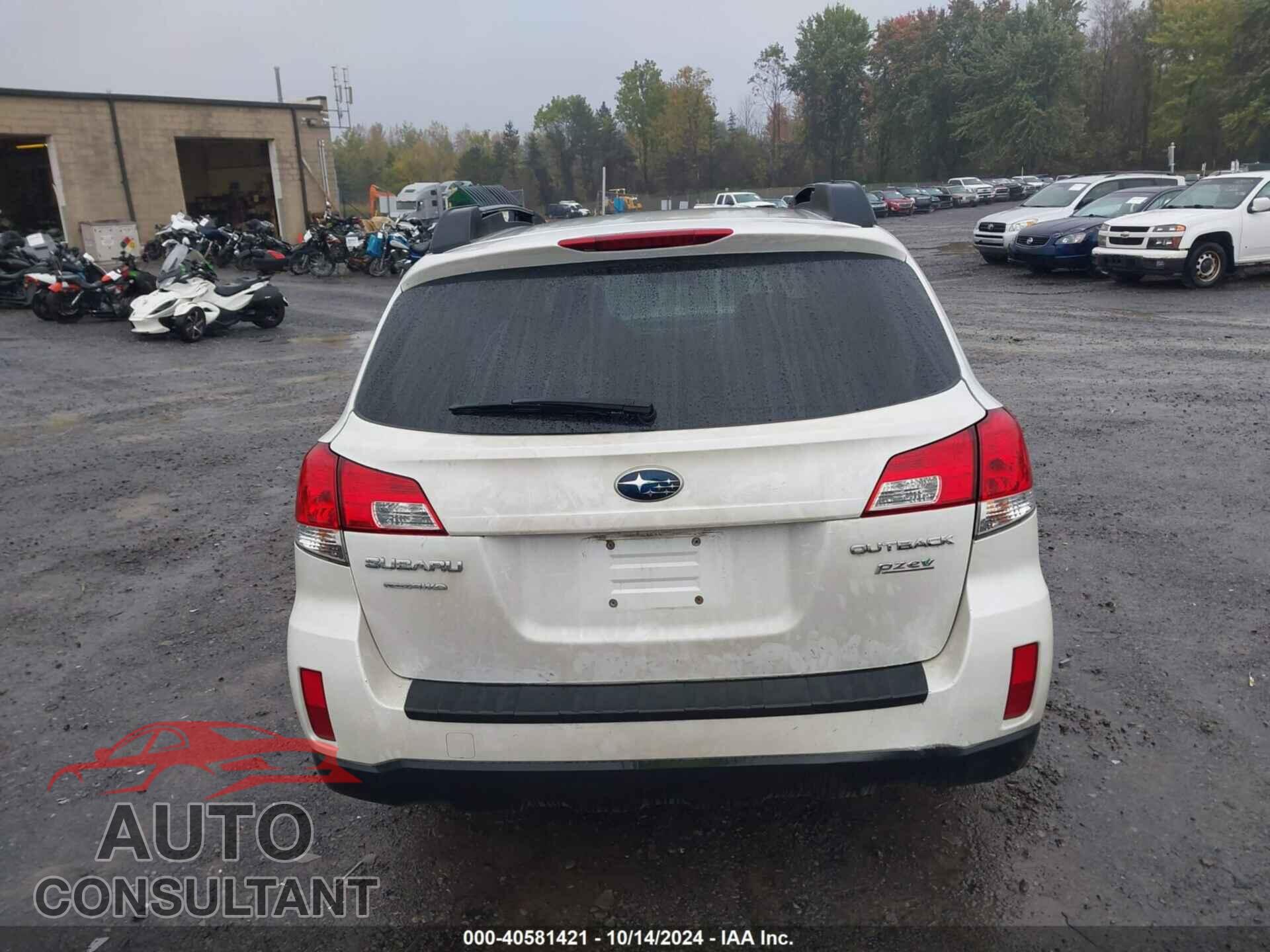 SUBARU OUTBACK 2012 - 4S4BRBCC7C1220567