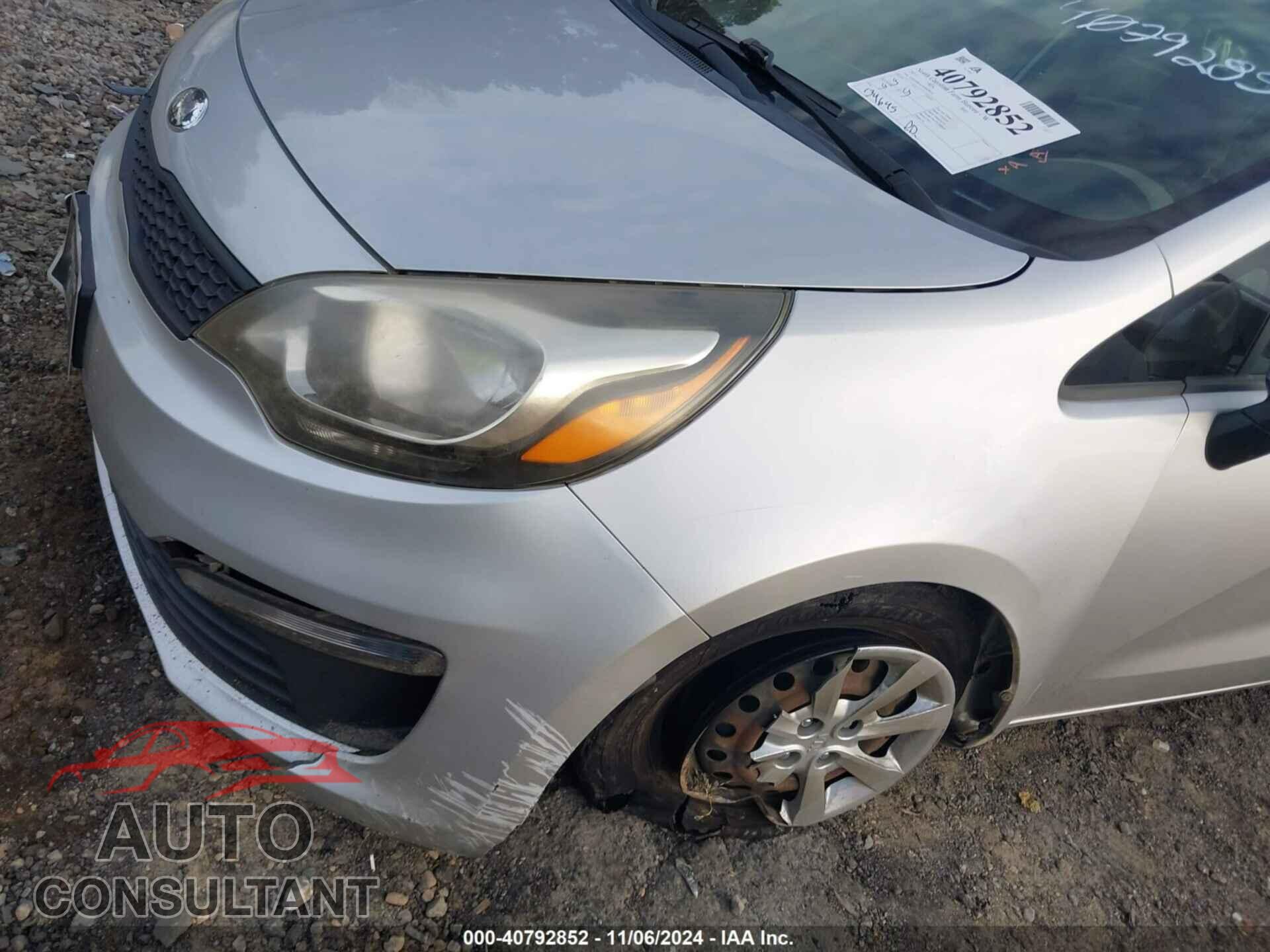 KIA RIO 2017 - KNADM4A31H6009639