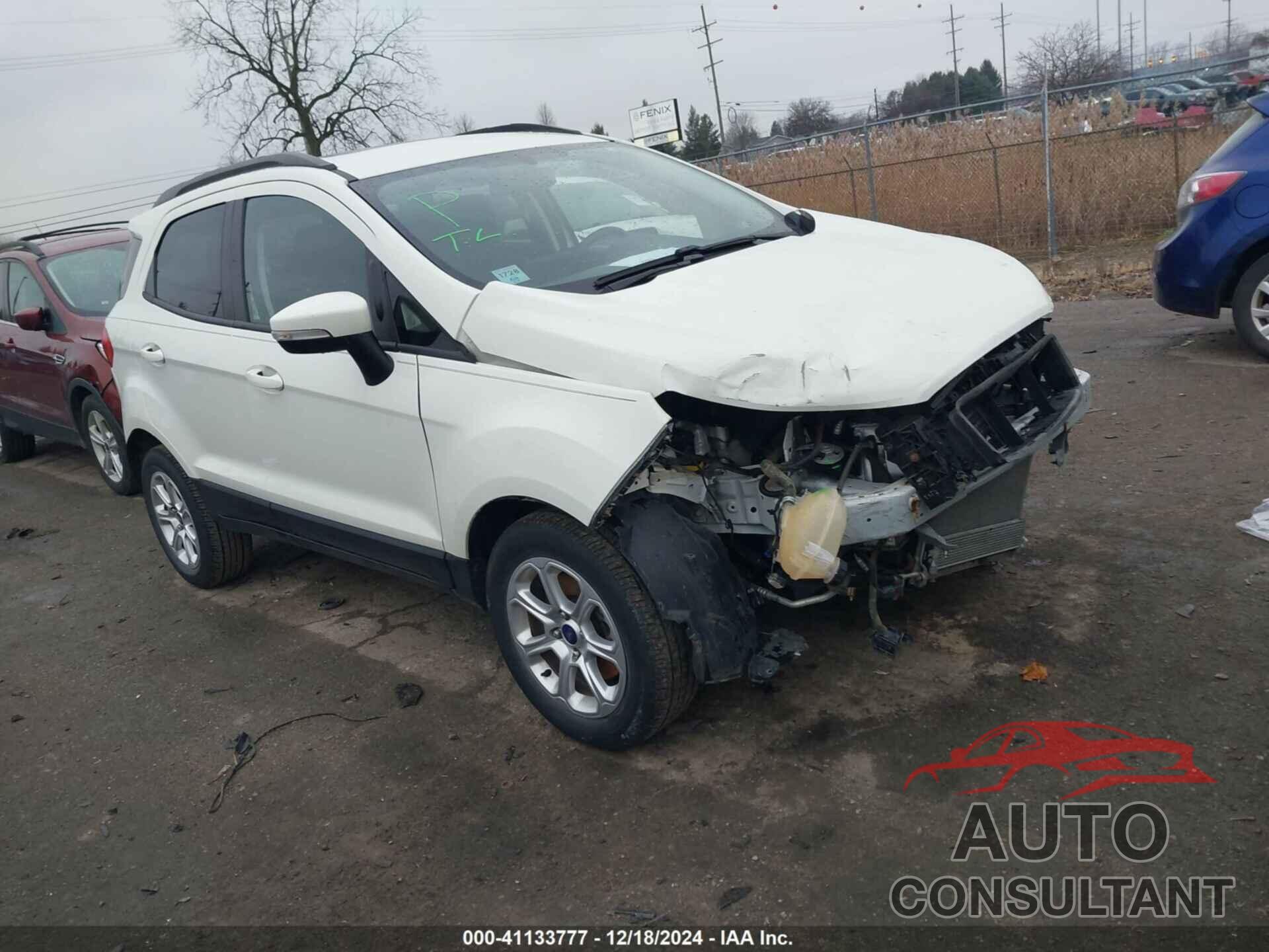 FORD ECOSPORT 2019 - MAJ3S2GE1KC305566