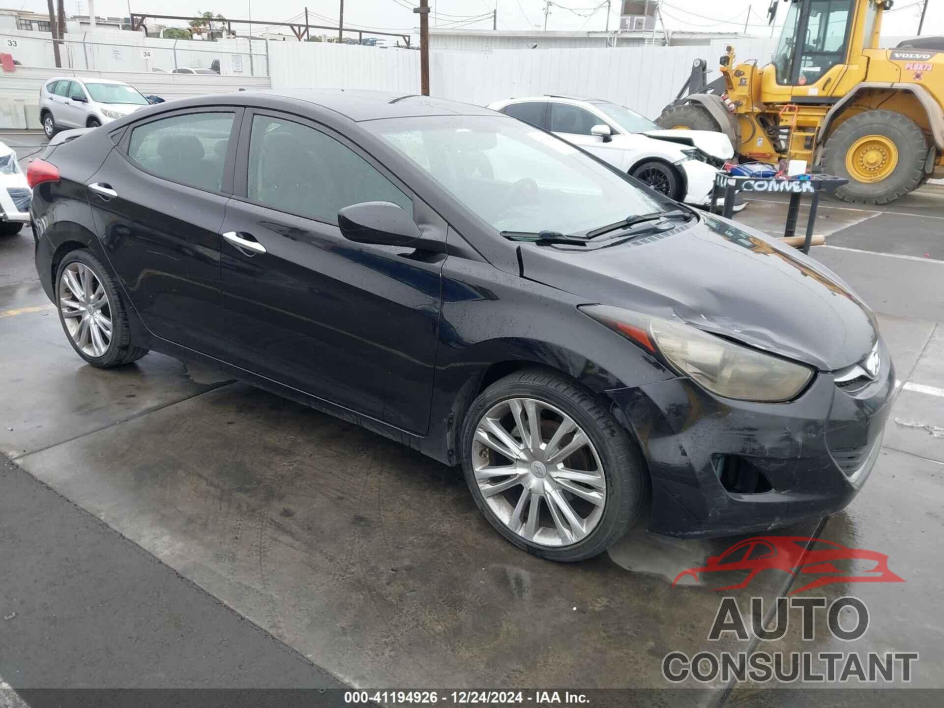 HYUNDAI ELANTRA 2012 - KMHDH4AE0CU345453