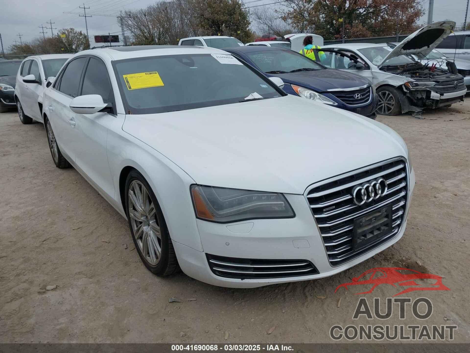 AUDI A8 L 2013 - WAURGAFD4DN020843