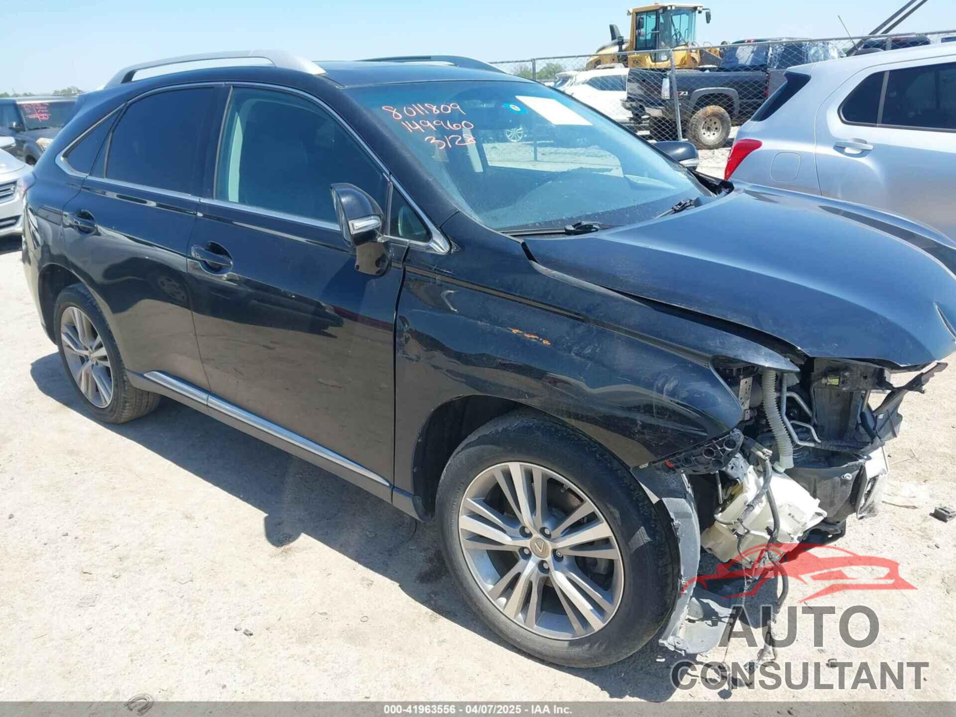 LEXUS RX 350 2015 - 2T2ZK1BA8FC149960