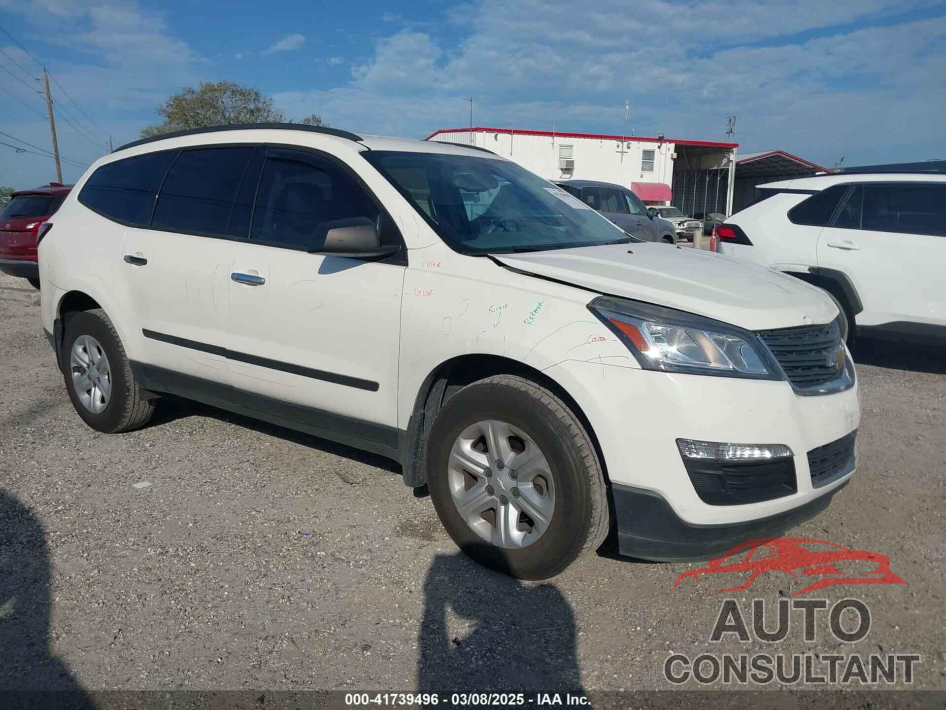 CHEVROLET TRAVERSE 2015 - 1GNKRFKD3FJ106129