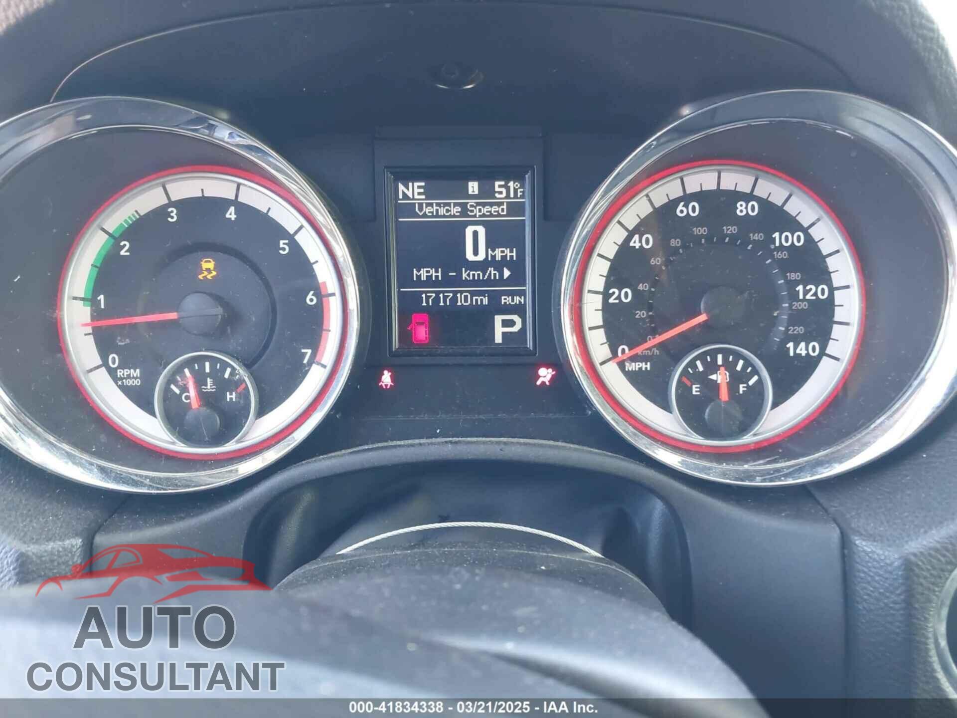 DODGE DURANGO 2011 - 1D4SD4GT2BC688530