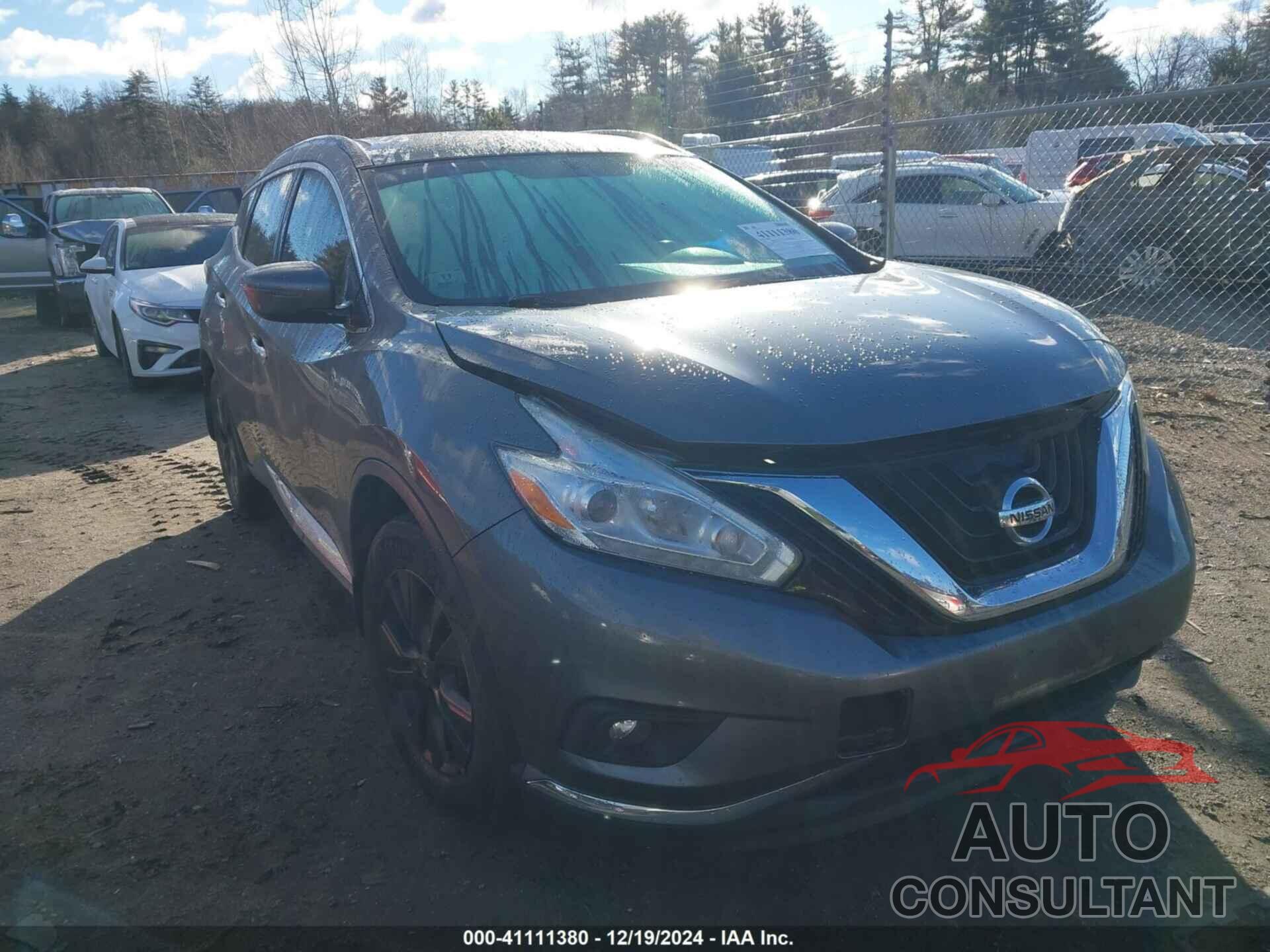 NISSAN MURANO 2017 - 5N1AZ2MG7HN123222