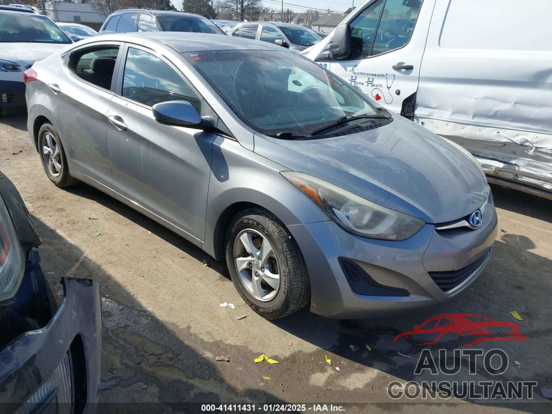 HYUNDAI ELANTRA 2014 - KMHDH4AE5EU183158