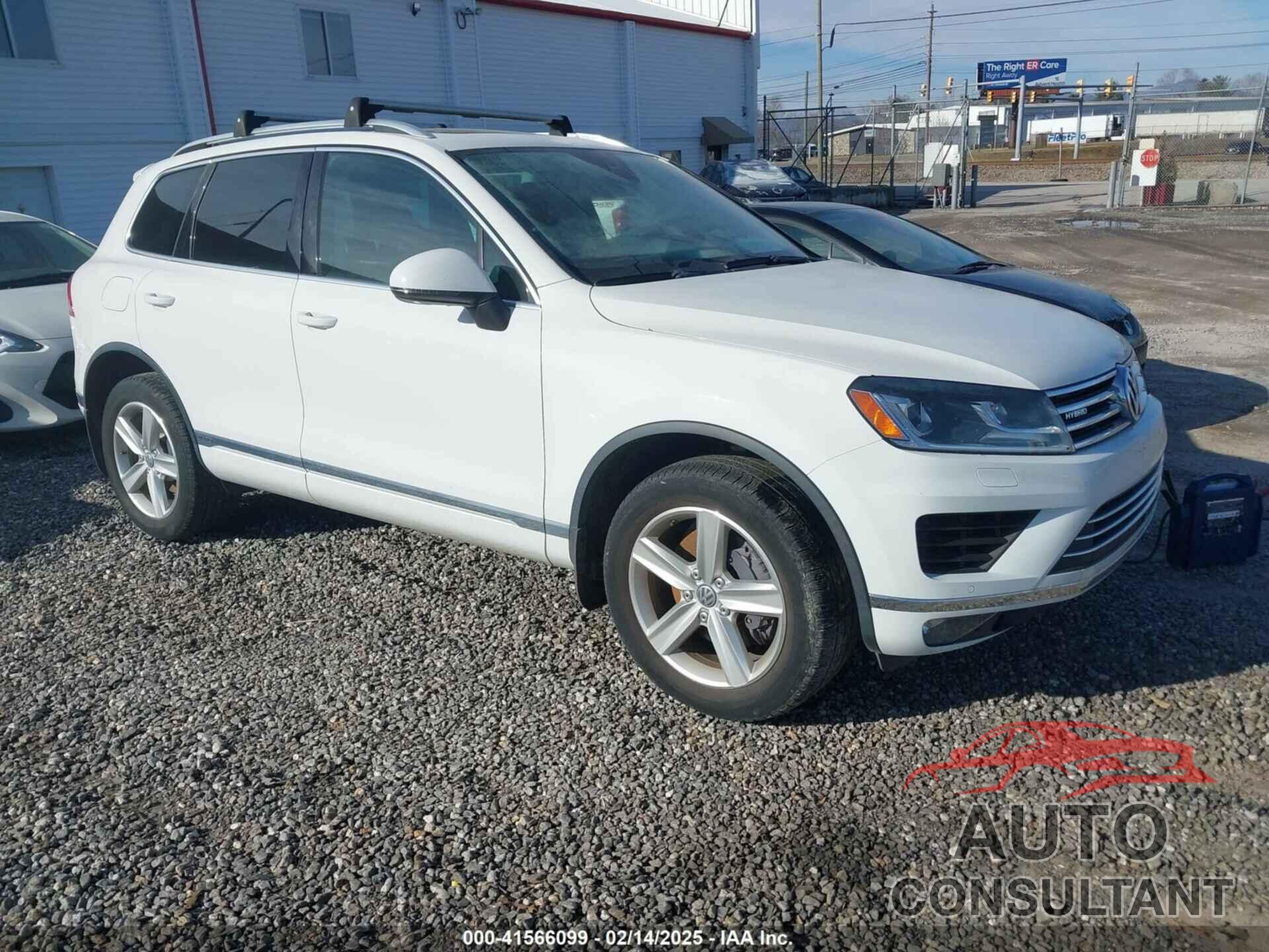 VOLKSWAGEN TOUAREG HYBRID 2015 - WVGEG9BP1FD006080