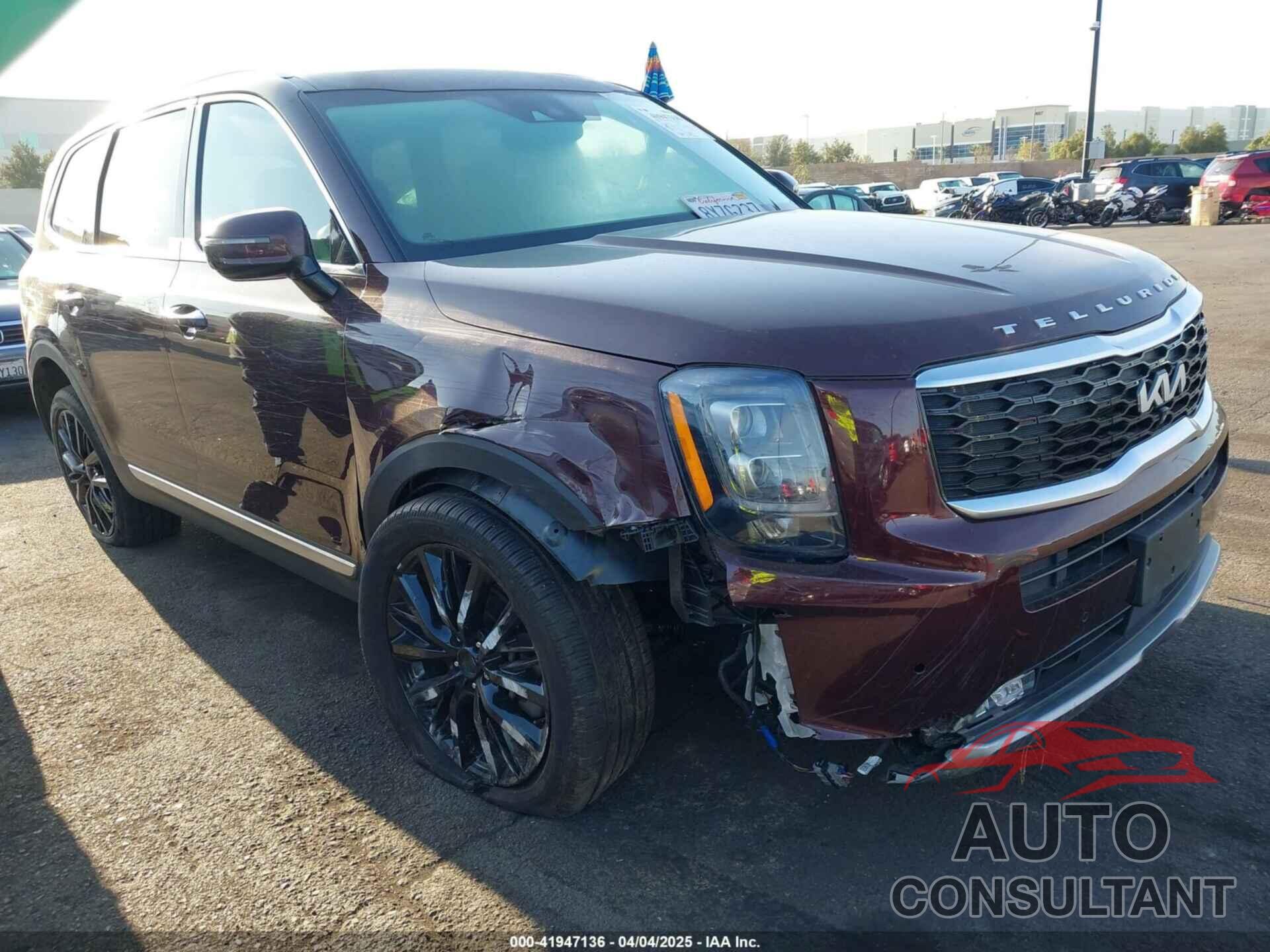 KIA TELLURIDE 2022 - 5XYP54HC1NG203695