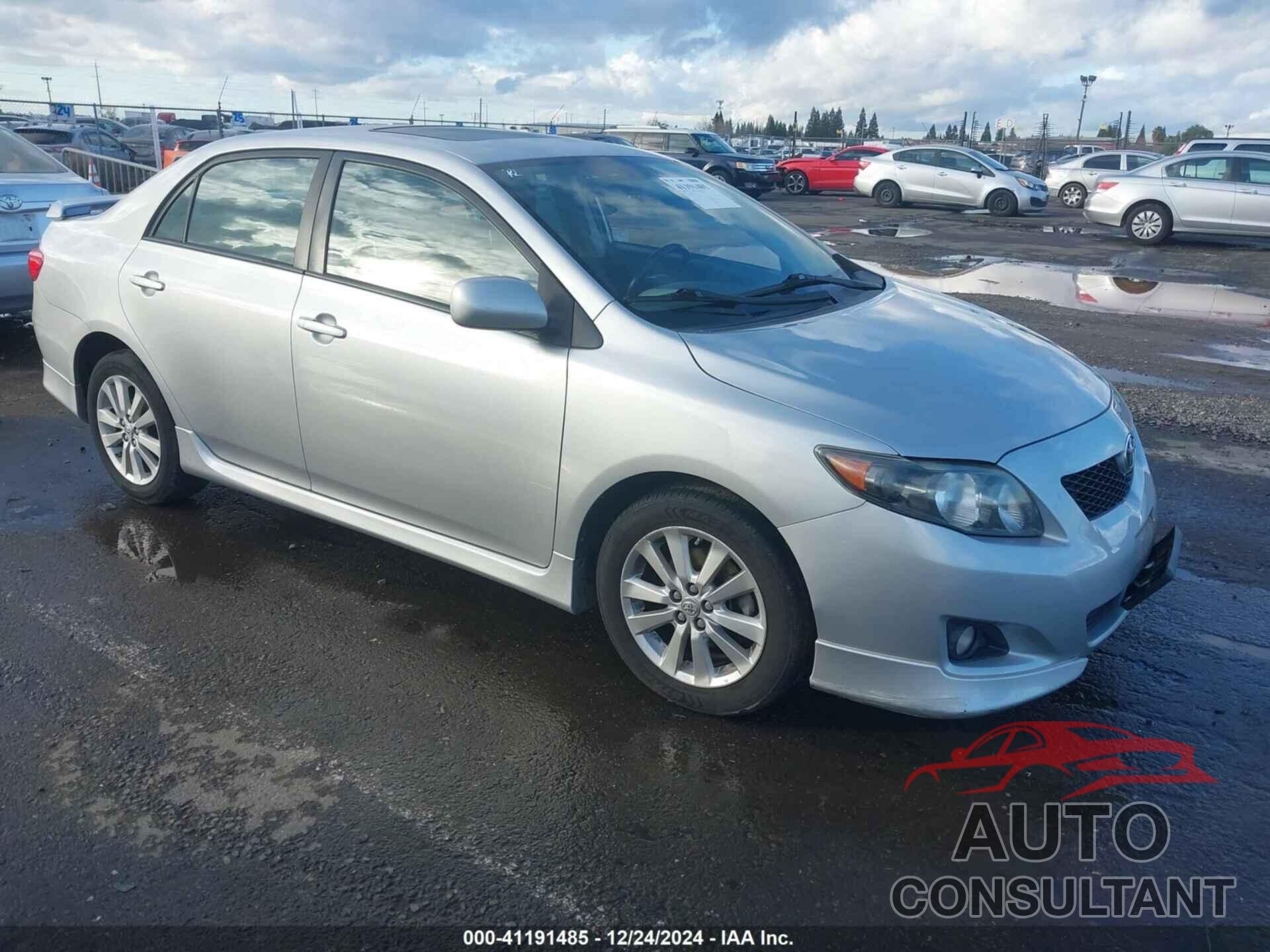 TOYOTA COROLLA 2009 - 1NXBU40E99Z101278