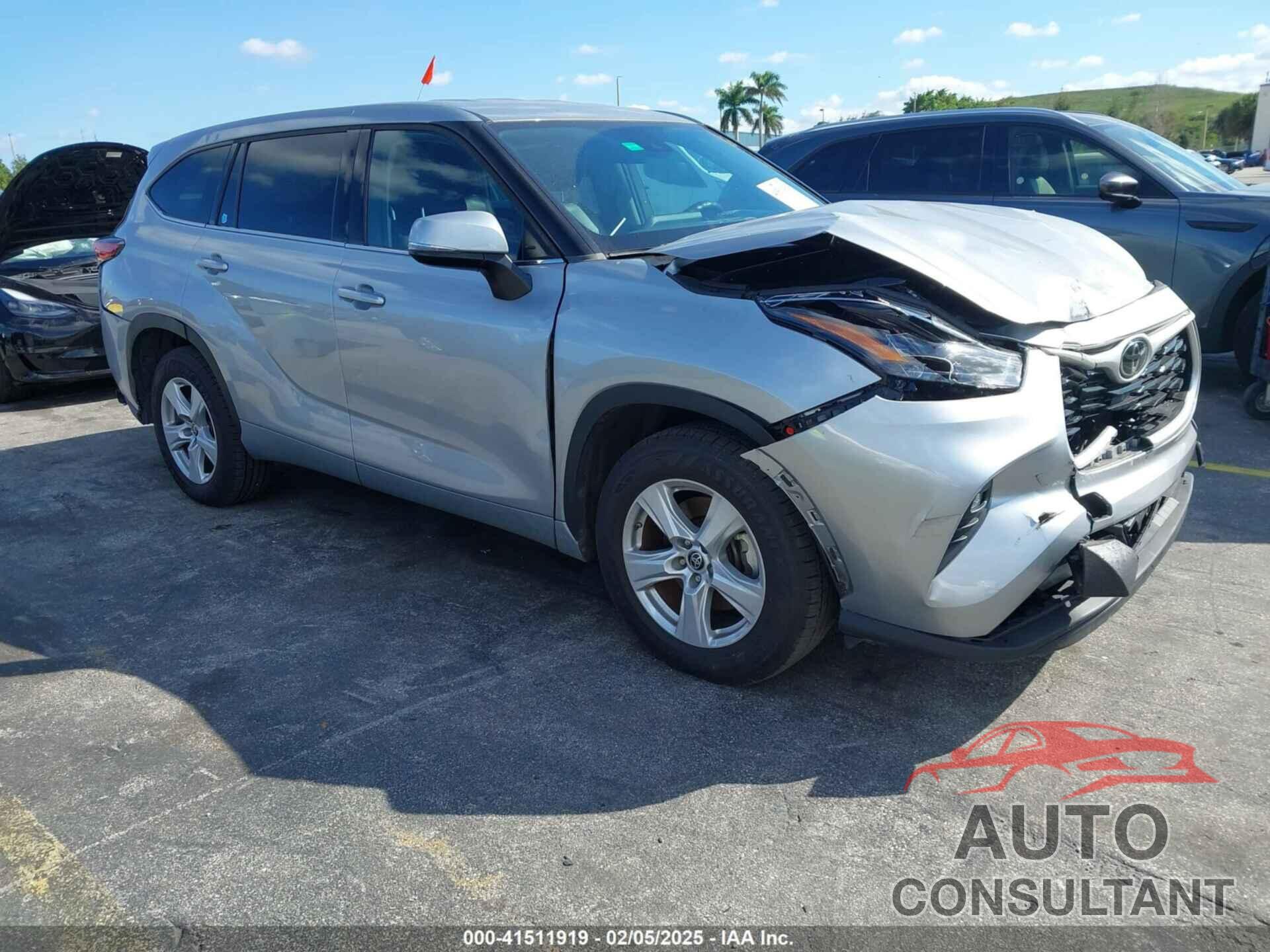 TOYOTA HIGHLANDER 2022 - 5TDZZRAH5NS136473