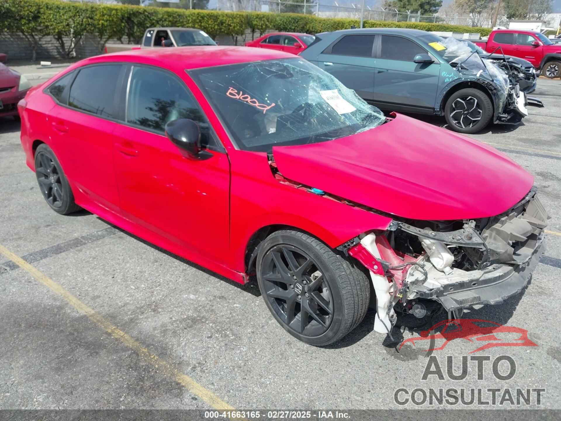 HONDA CIVIC 2022 - 2HGFE2F59NH533964