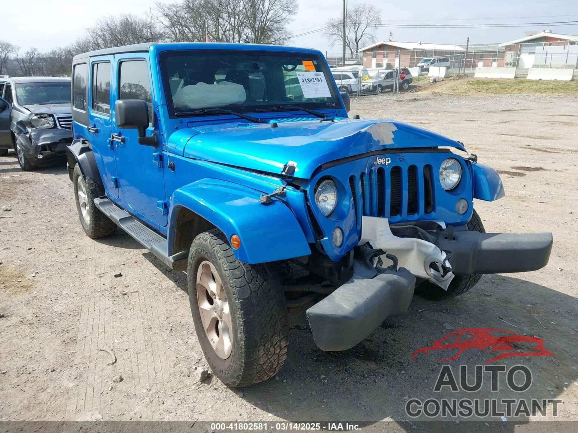 JEEP WRANGLER UNLIMITED 2015 - 1C4HJWEG3FL584314