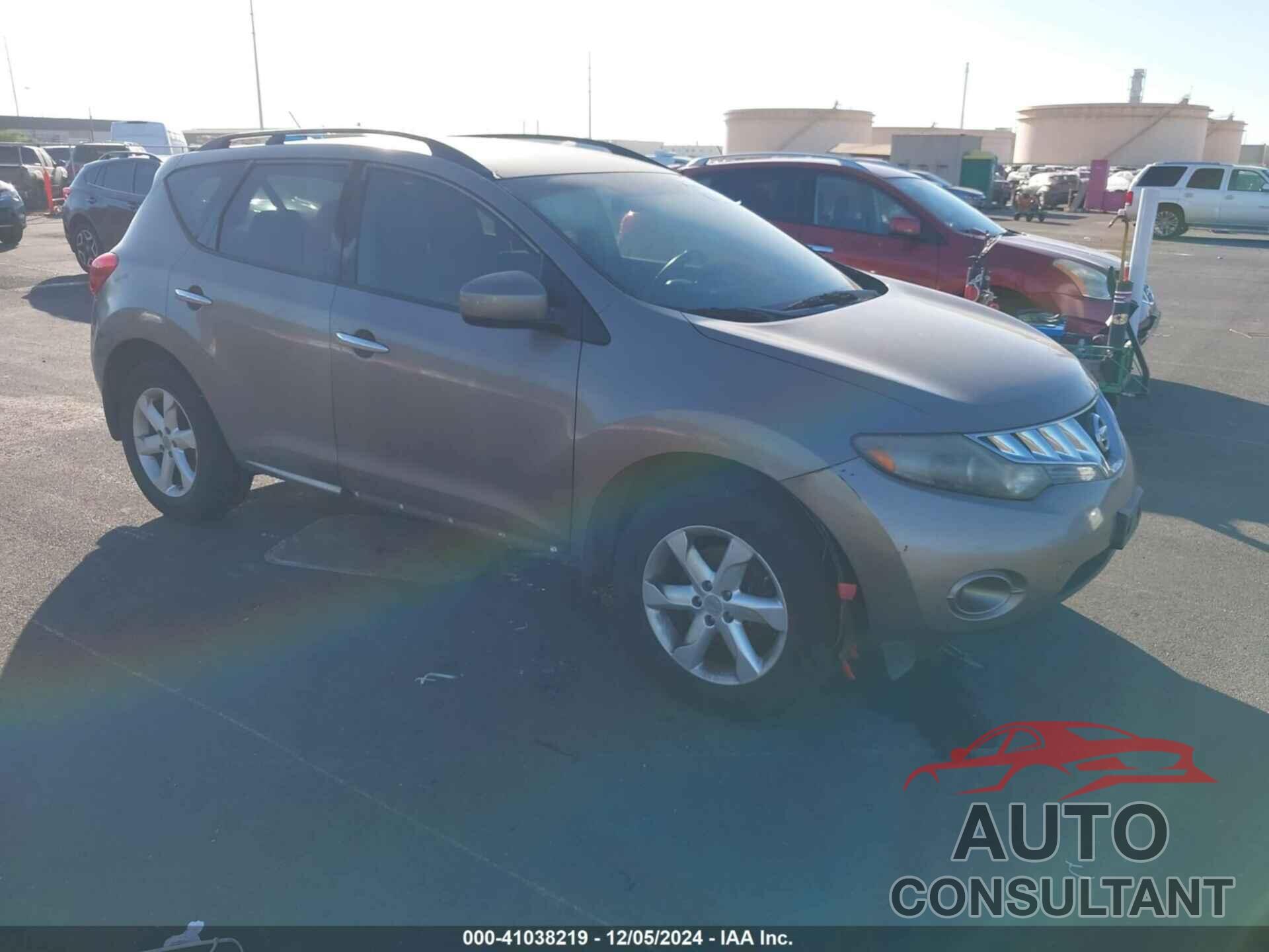 NISSAN MURANO 2009 - JN8AZ18W49W200239