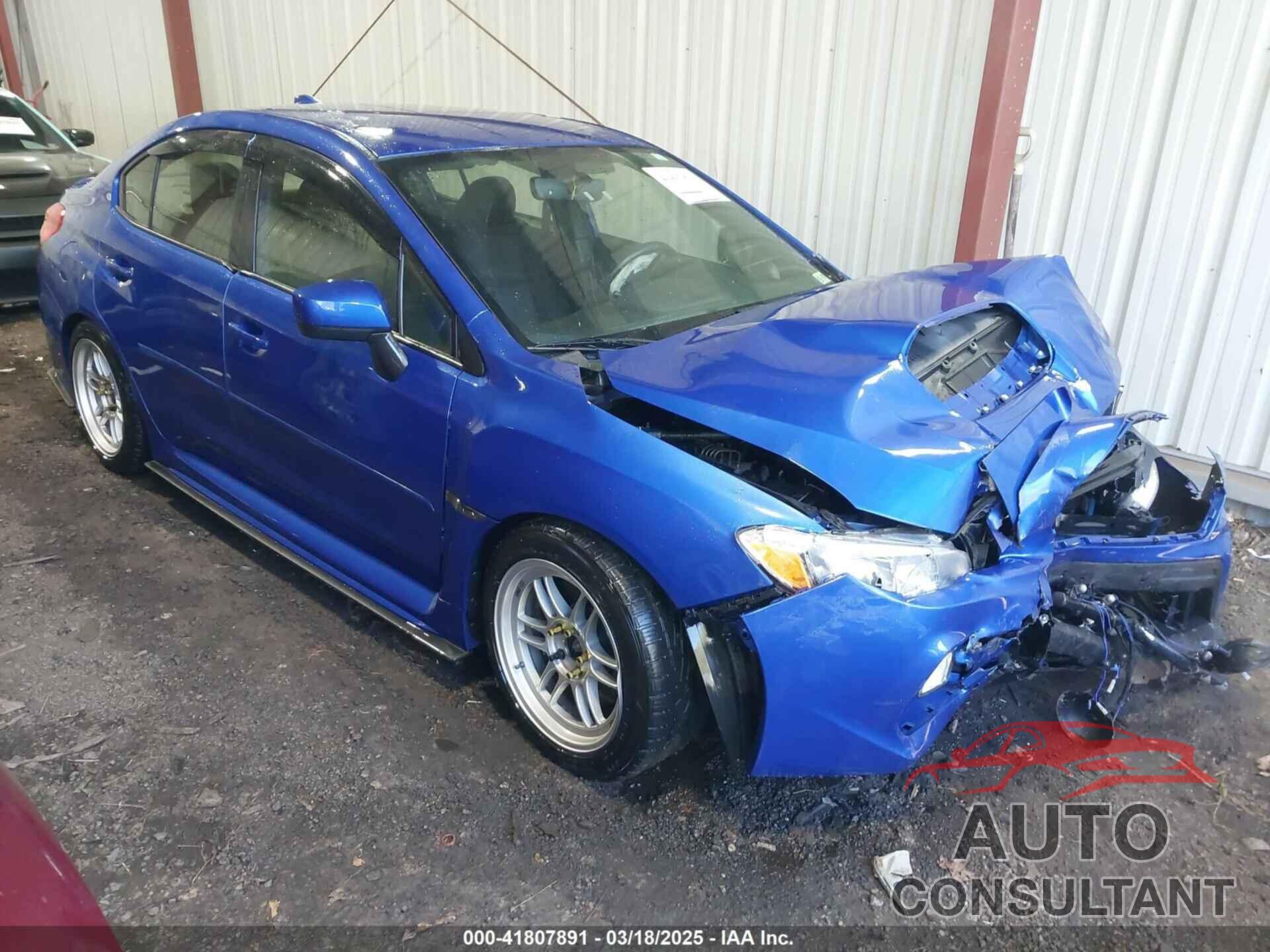 SUBARU WRX 2018 - JF1VA1A69J9807406