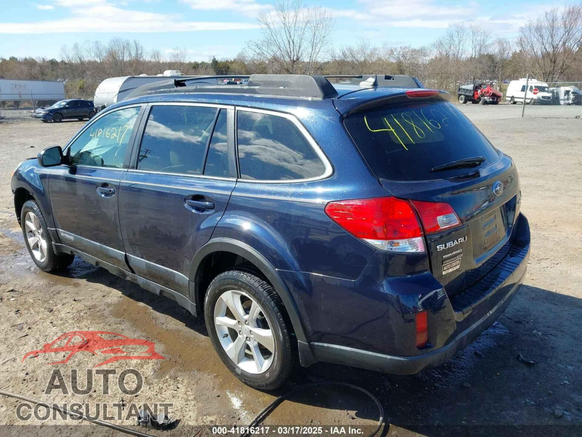 SUBARU OUTBACK 2014 - 4S4BRBLC9E3280339