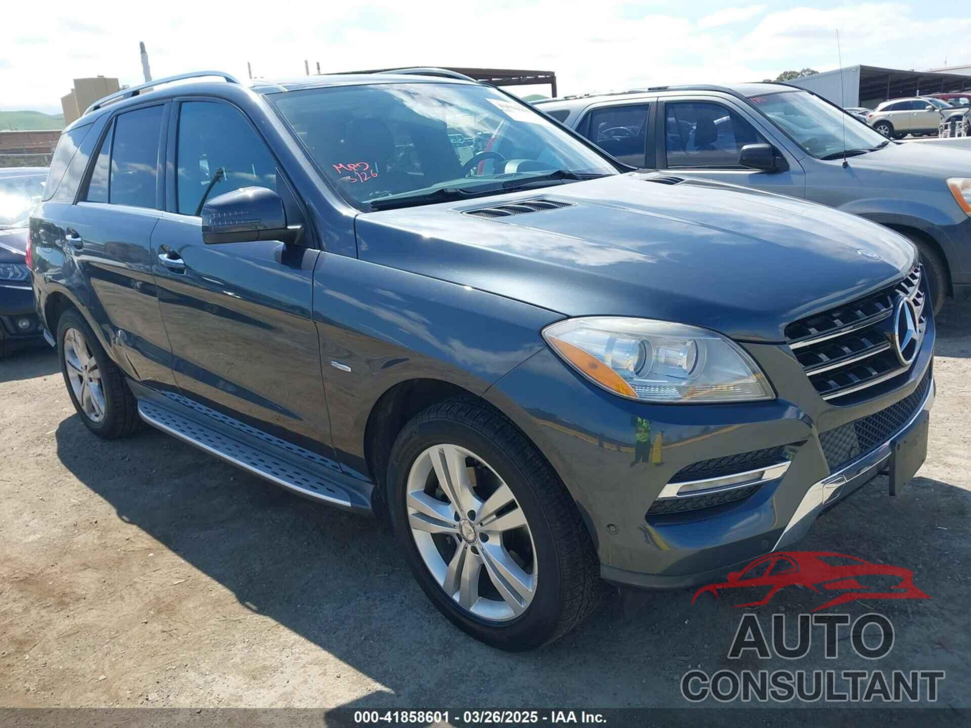 MERCEDES-BENZ ML 350 2012 - 4JGDA5HB6CA044757