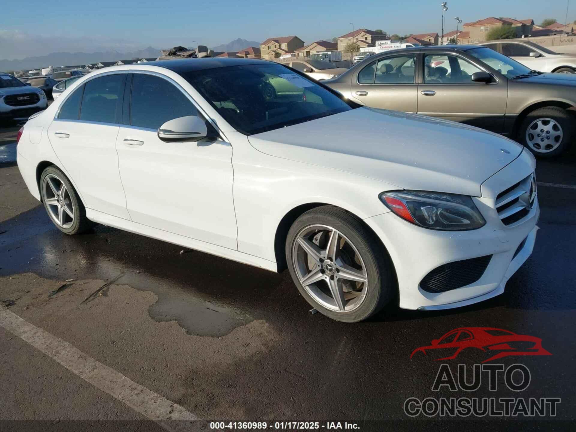 MERCEDES-BENZ C 300 2017 - 55SWF4JB4HU229616