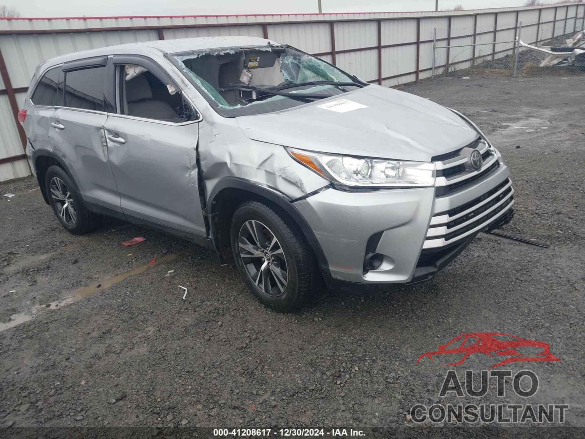 TOYOTA HIGHLANDER 2019 - 5TDZZRFH7KS303565