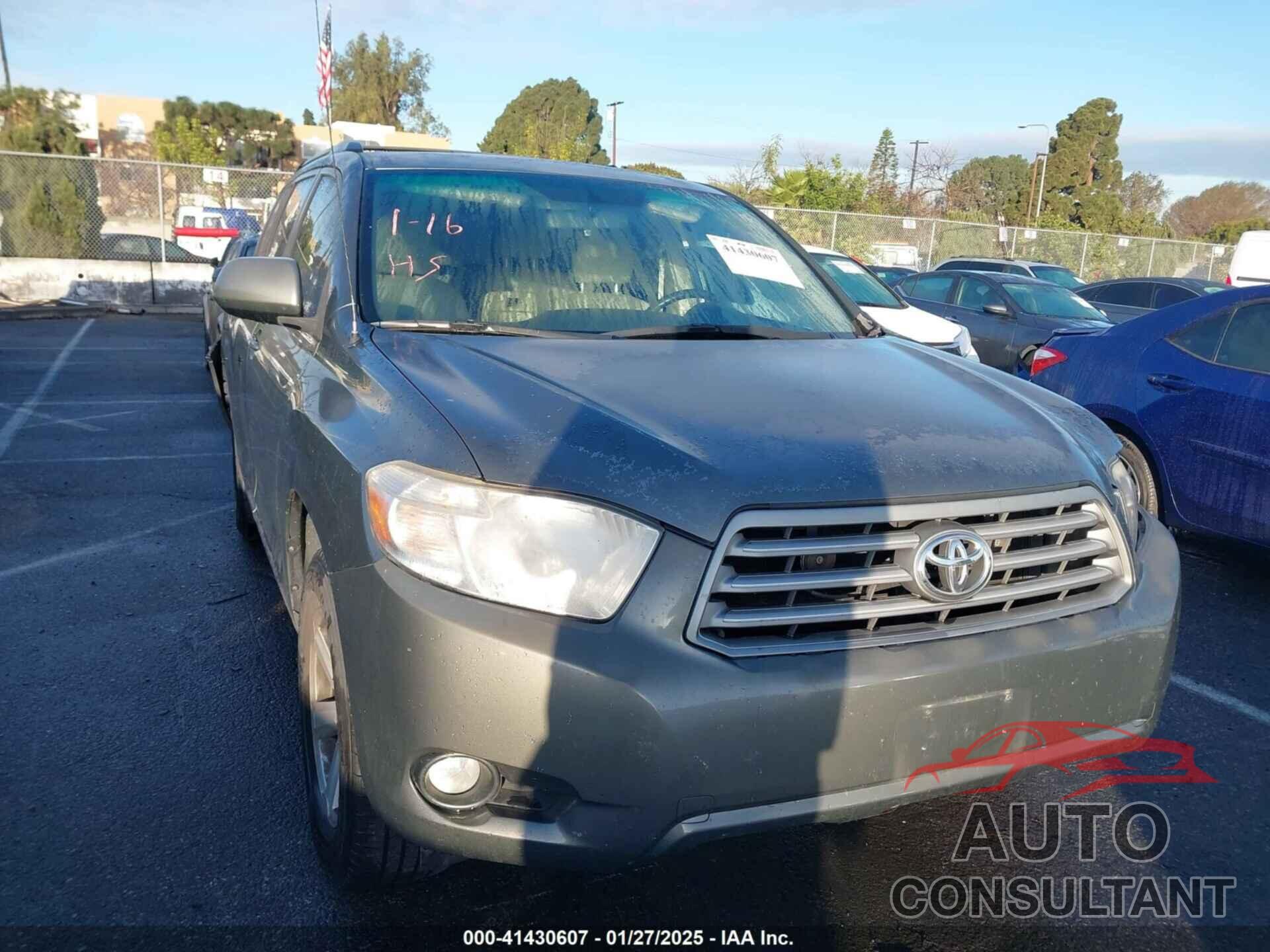 TOYOTA HIGHLANDER 2010 - 5TDZK3EH4AS012359