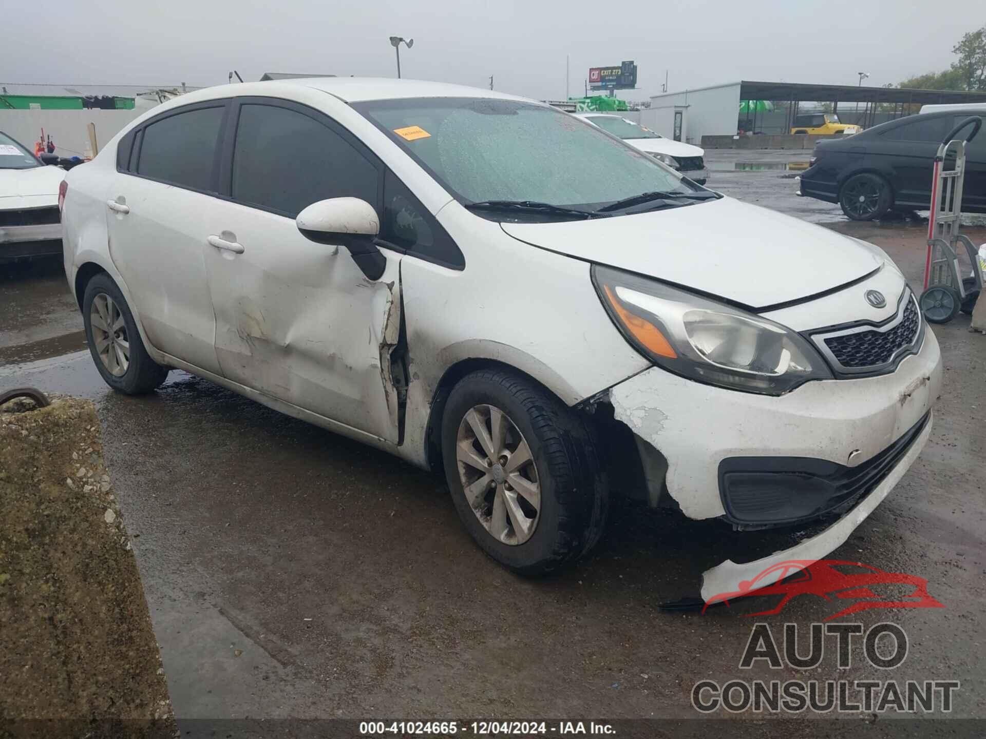 KIA RIO 2012 - KNADM4A33C6063064