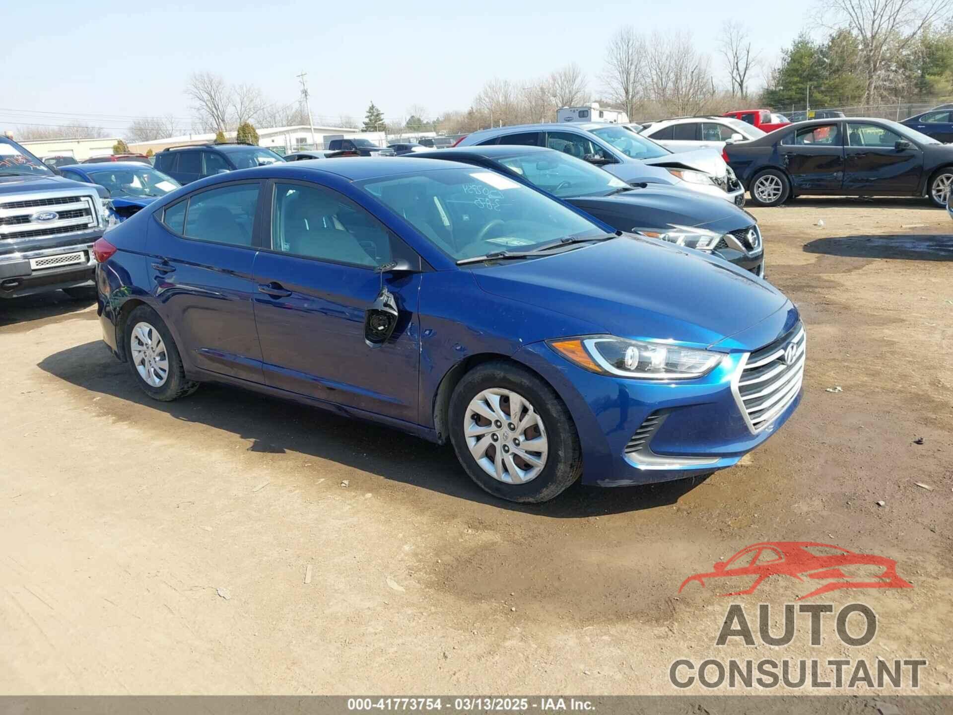 HYUNDAI ELANTRA 2017 - 5NPD74LF5HH159812