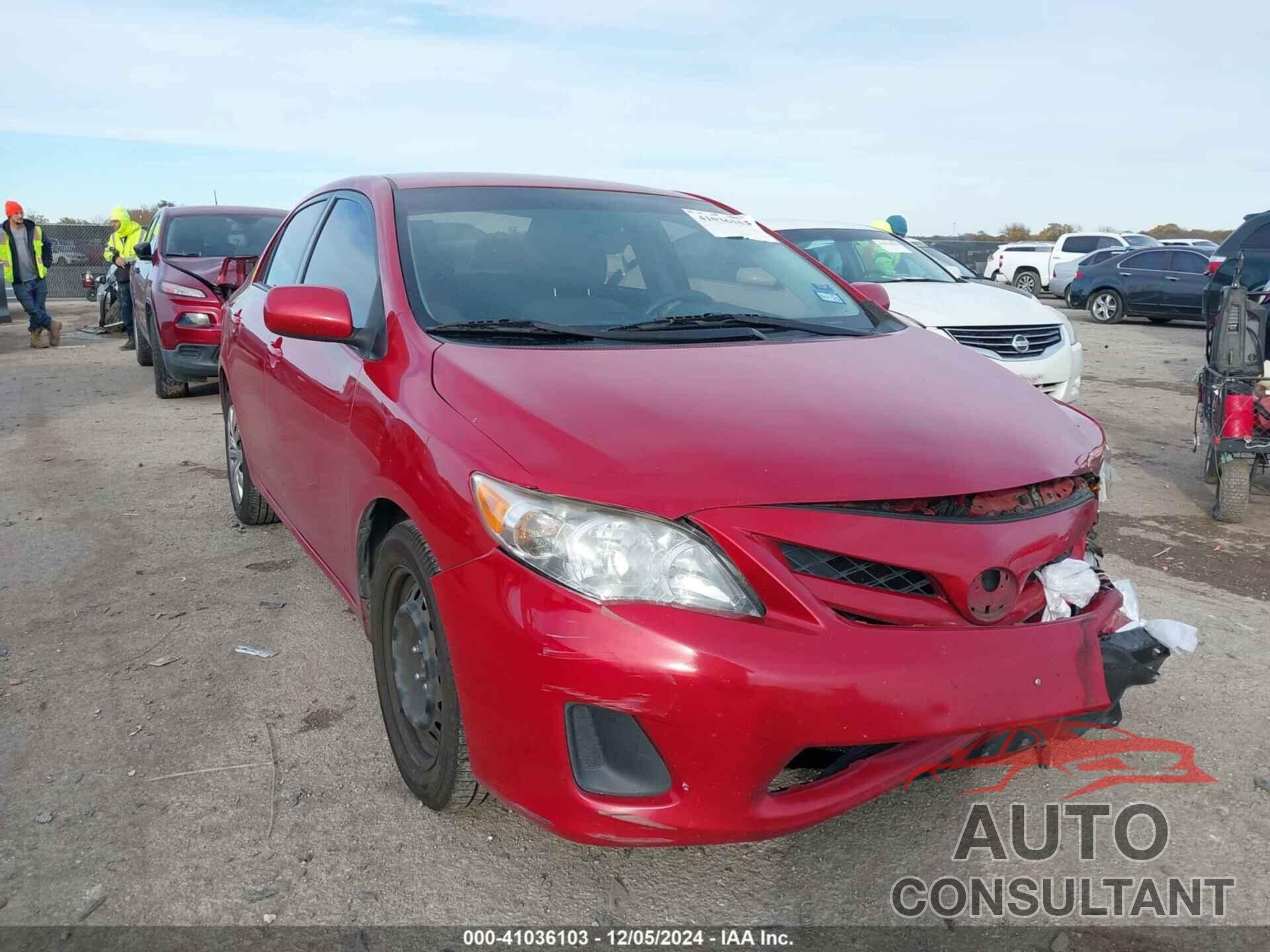 TOYOTA COROLLA 2012 - 2T1BU4EE4CC846148