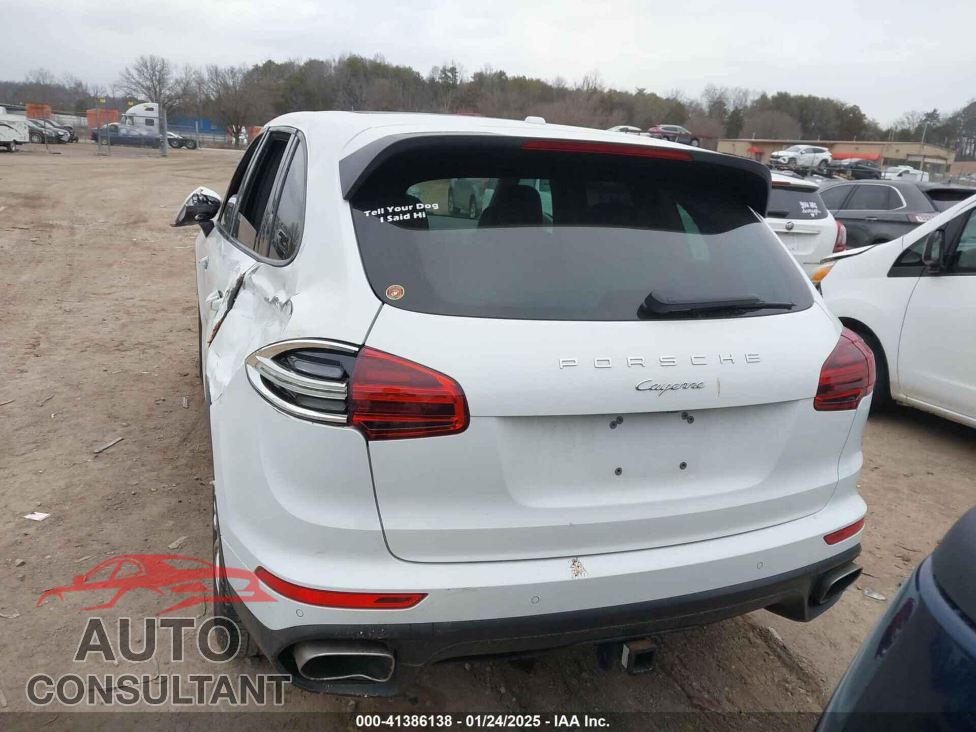 PORSCHE CAYENNE 2016 - WP1AA2A22GKA09650