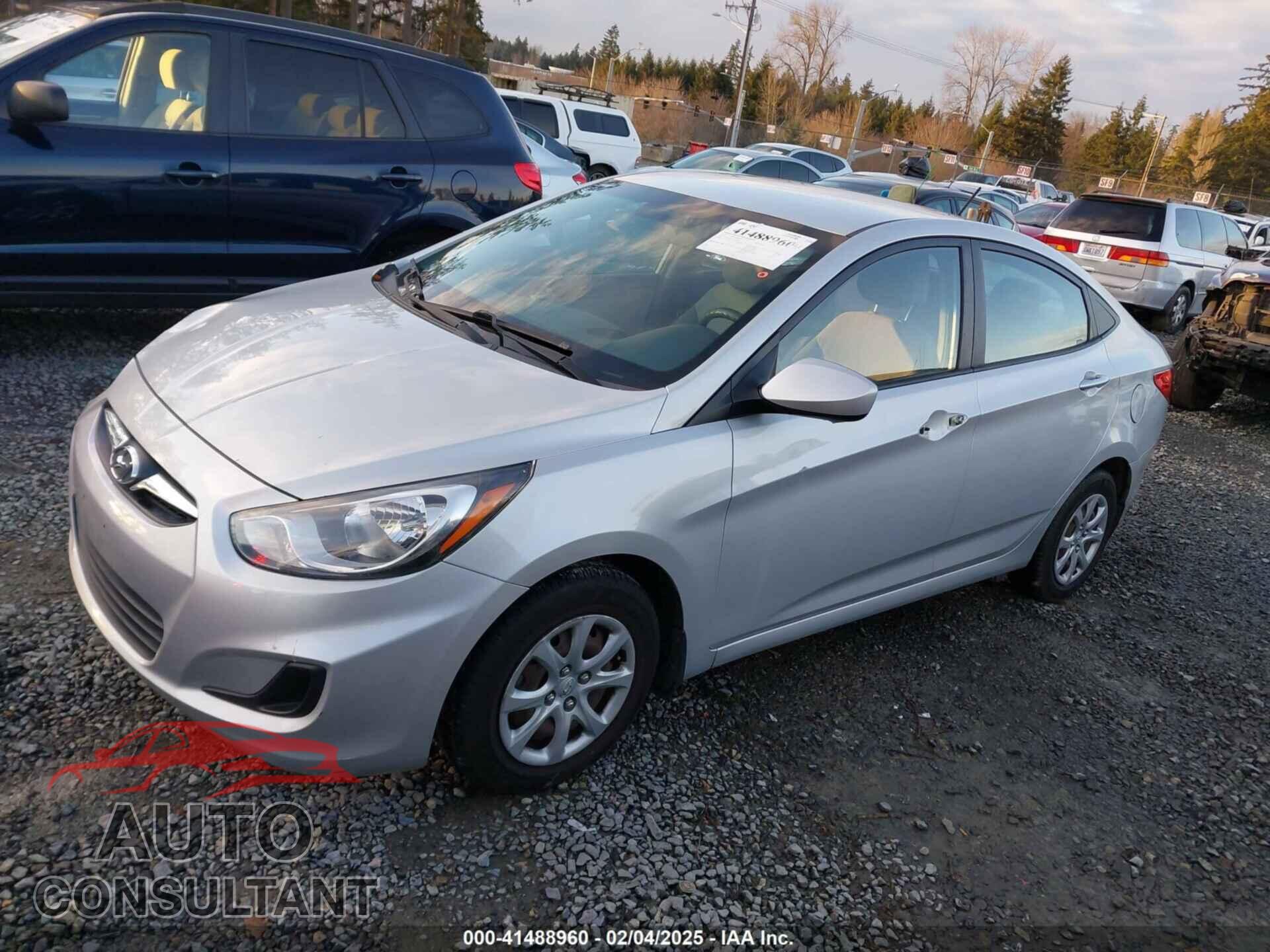 HYUNDAI ACCENT 2012 - KMHCT4AE7CU207497