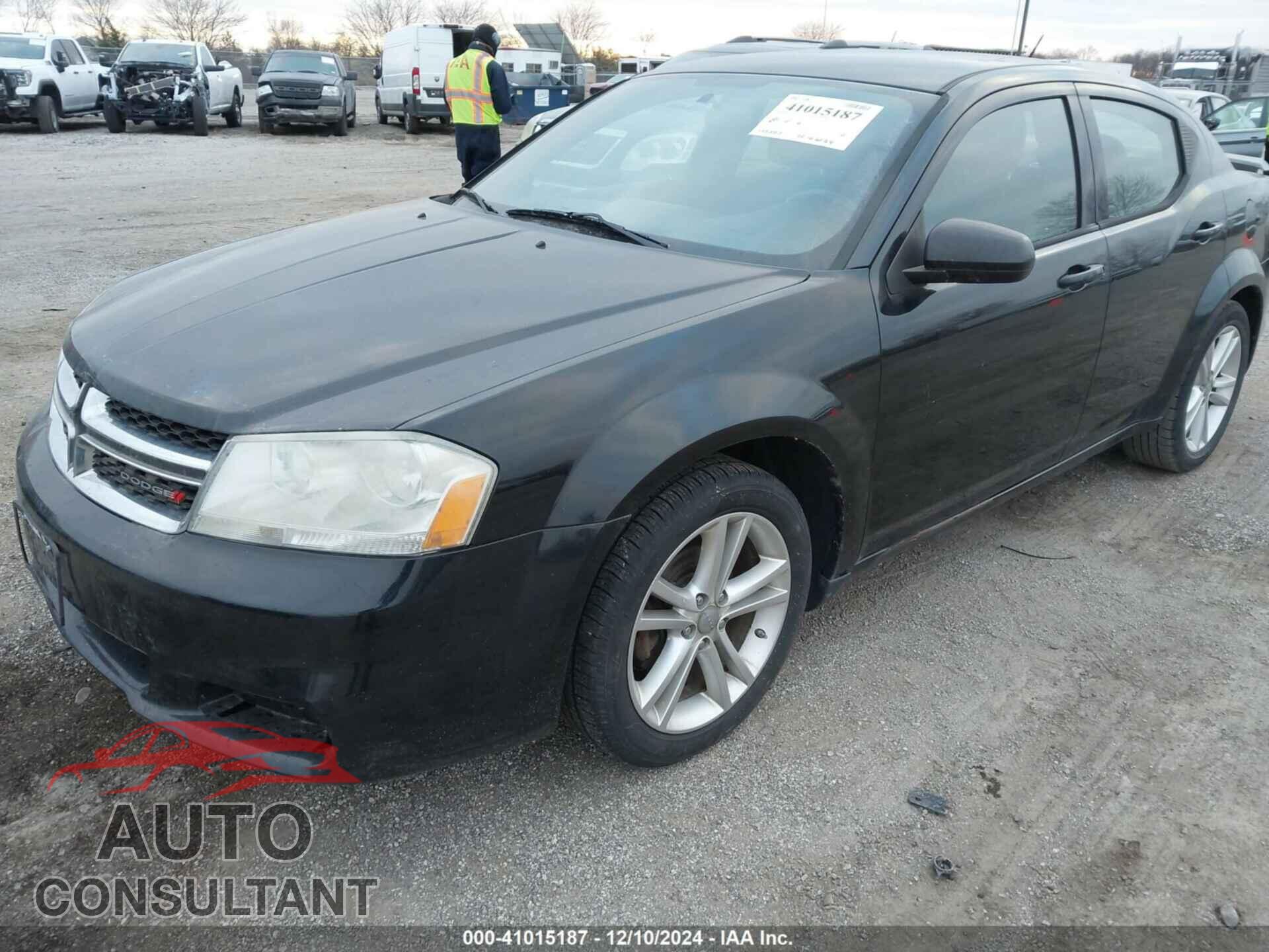 DODGE AVENGER 2012 - 1C3CDZCB4CN243521