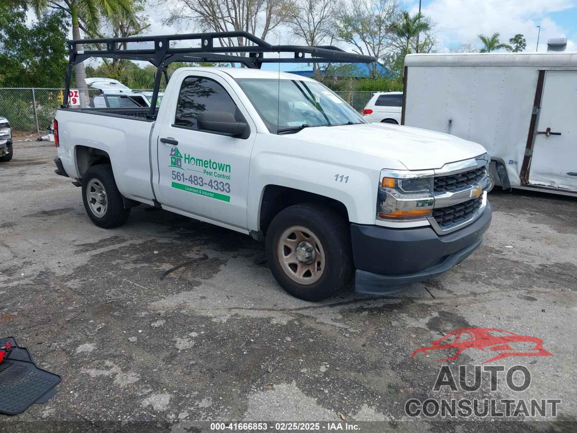 CHEVROLET SILVERADO 1500 2017 - 1GCNCNEHXHZ192639