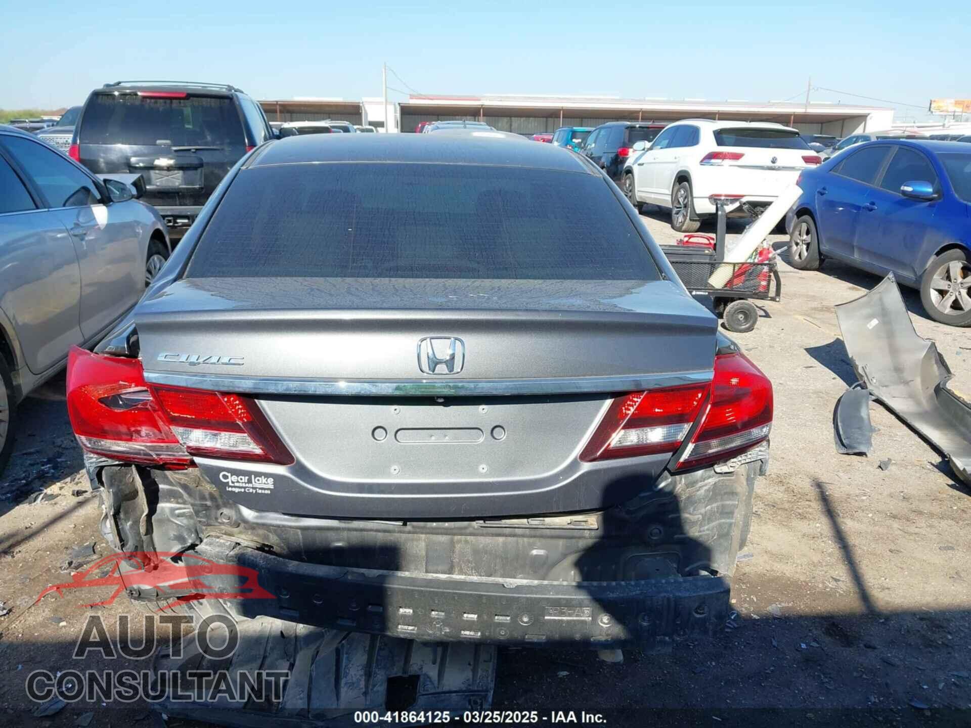 HONDA CIVIC 2013 - 2HGFB2F90DH532244