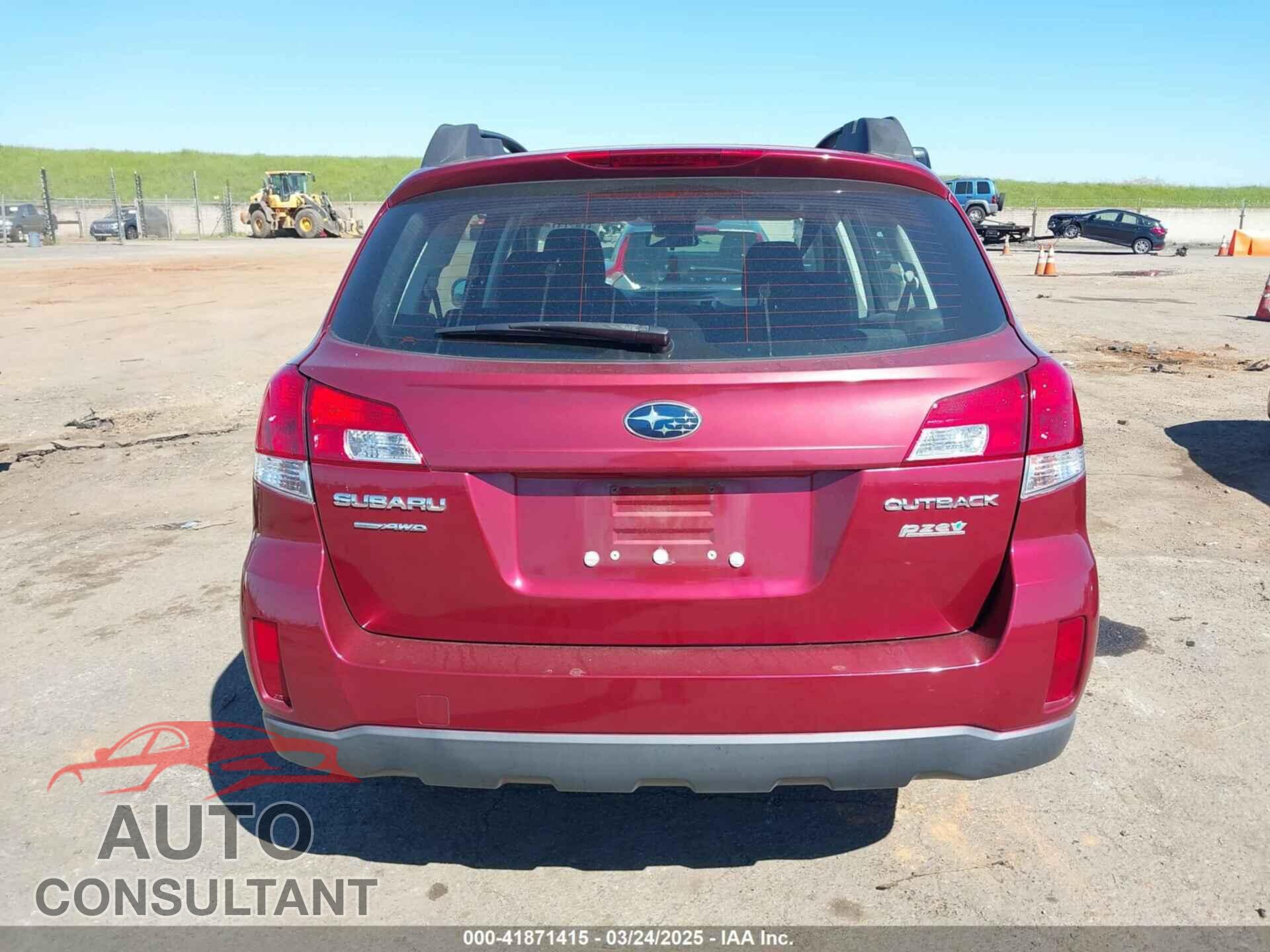SUBARU OUTBACK 2013 - 4S4BRBAC6D3313802