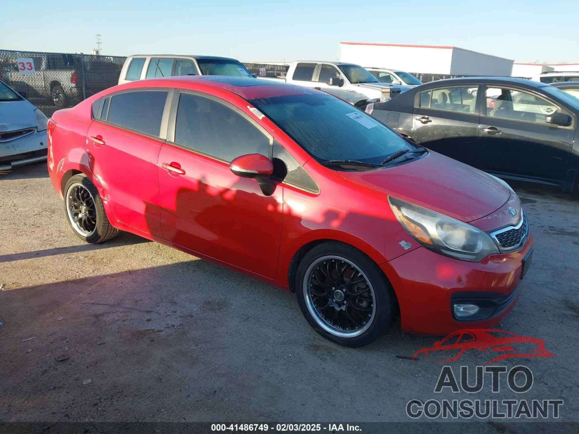 KIA RIO 2012 - KNADN4A32C6033874