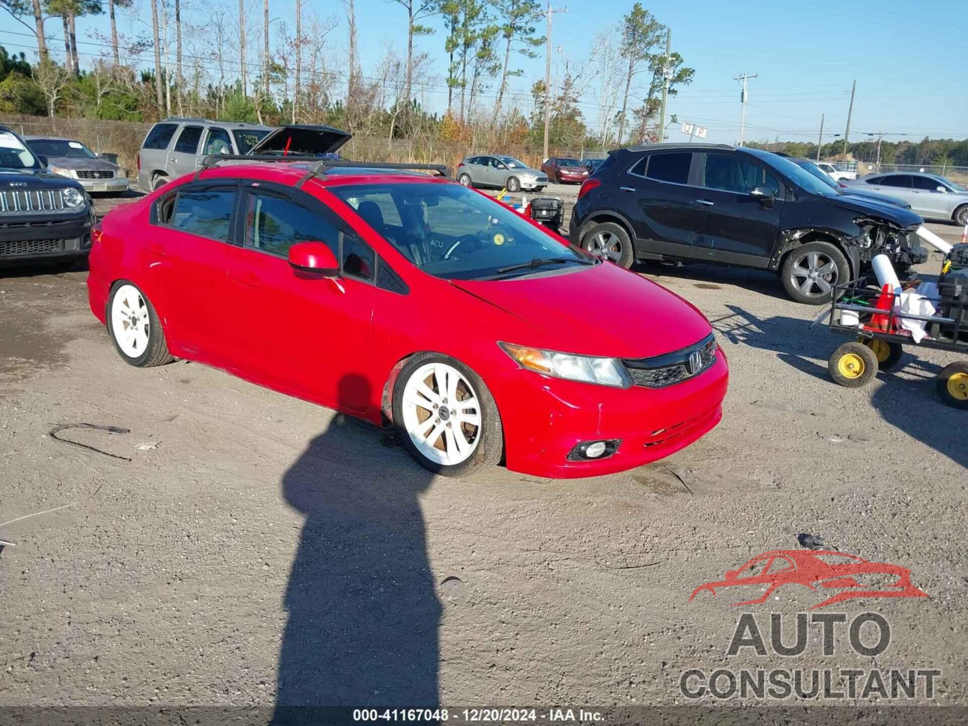 HONDA CIVIC 2012 - 2HGFB6E51CH705239