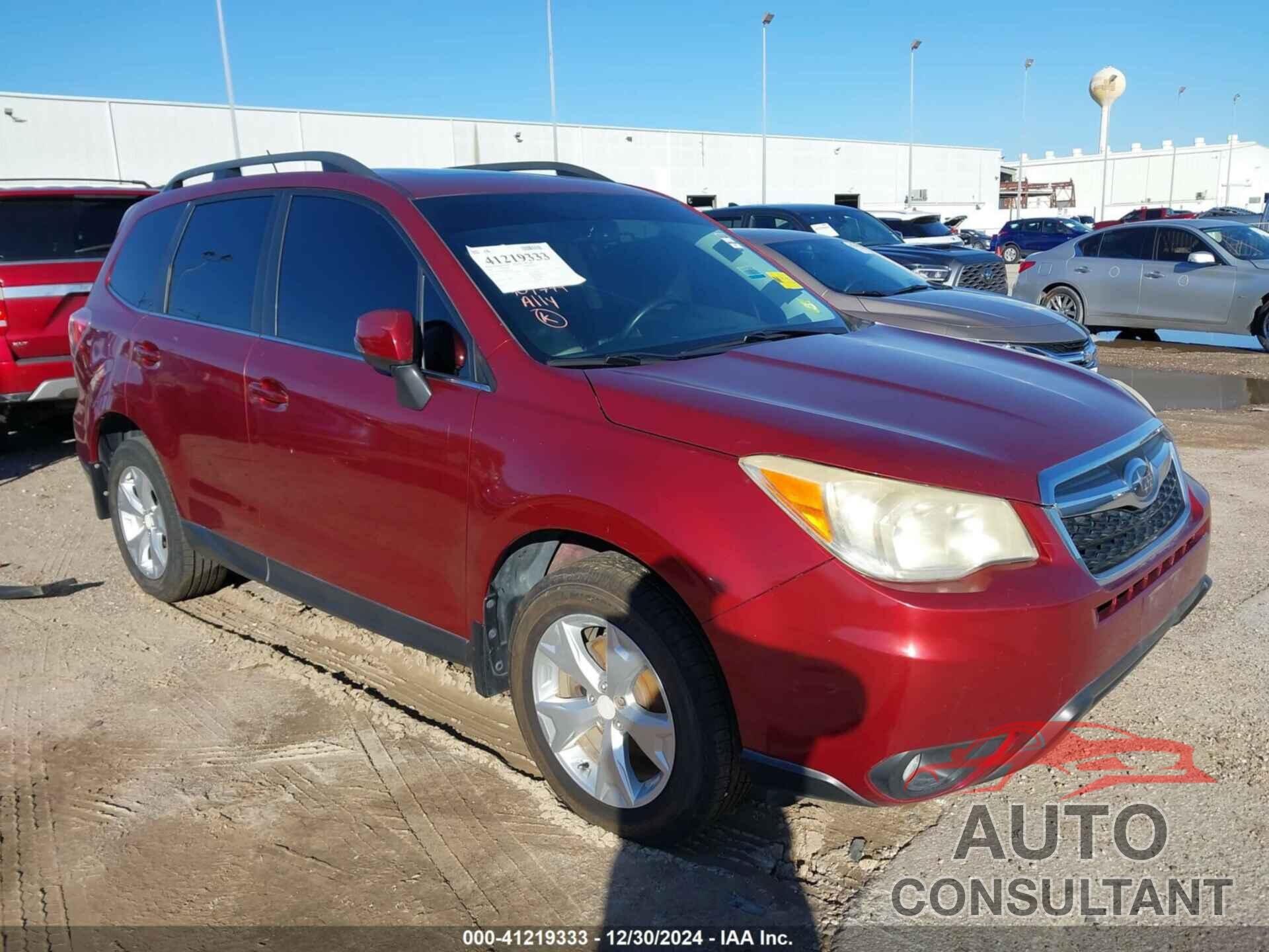 SUBARU FORESTER 2014 - JF2SJAMC3EH409779