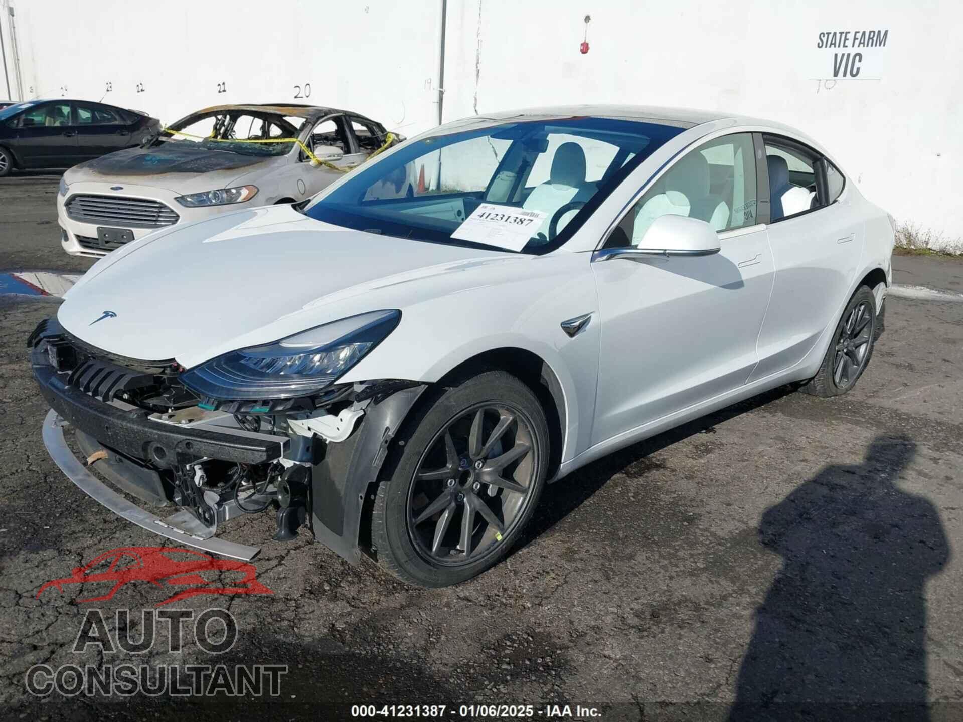 TESLA MODEL 3 2019 - 5YJ3E1EA9KF431821