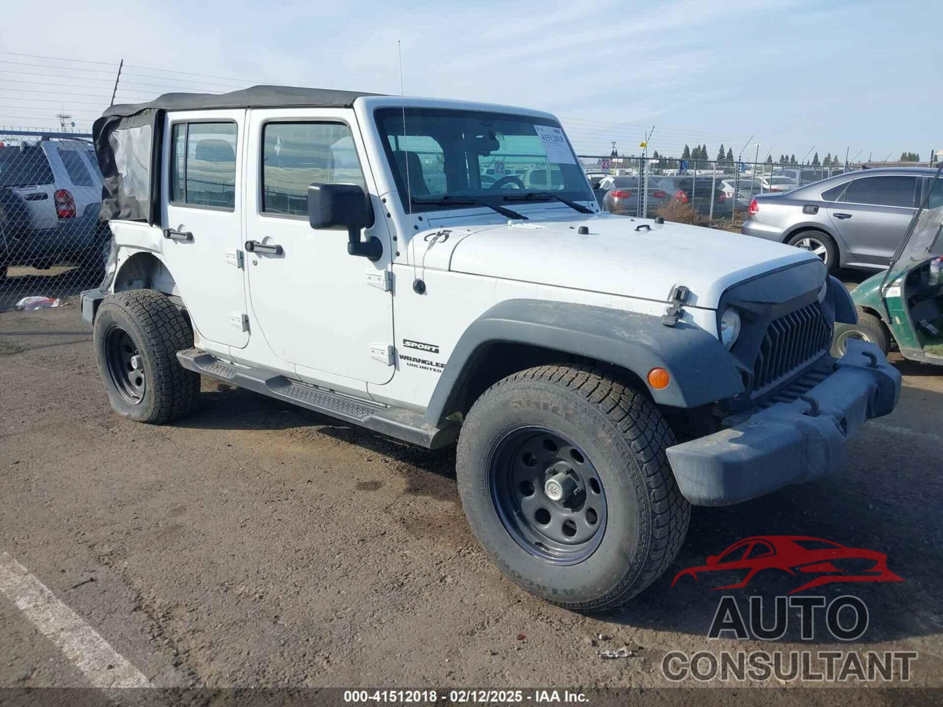 JEEP WRANGLER UNLIMITED 2016 - 1C4BJWDG4GL104497