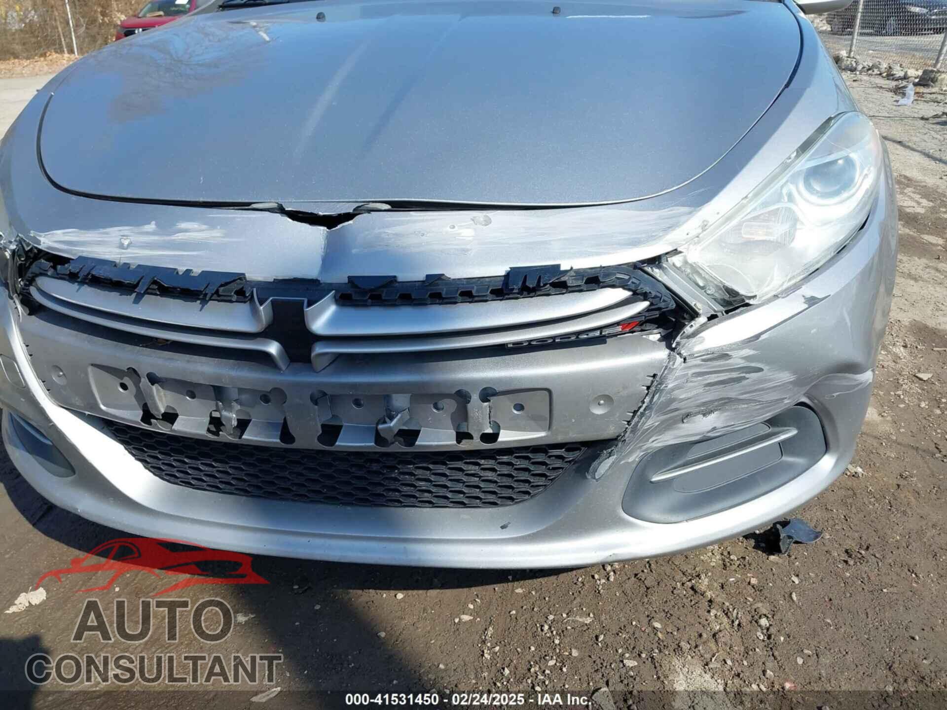 DODGE DART 2015 - 1C3CDFAA9FD142655