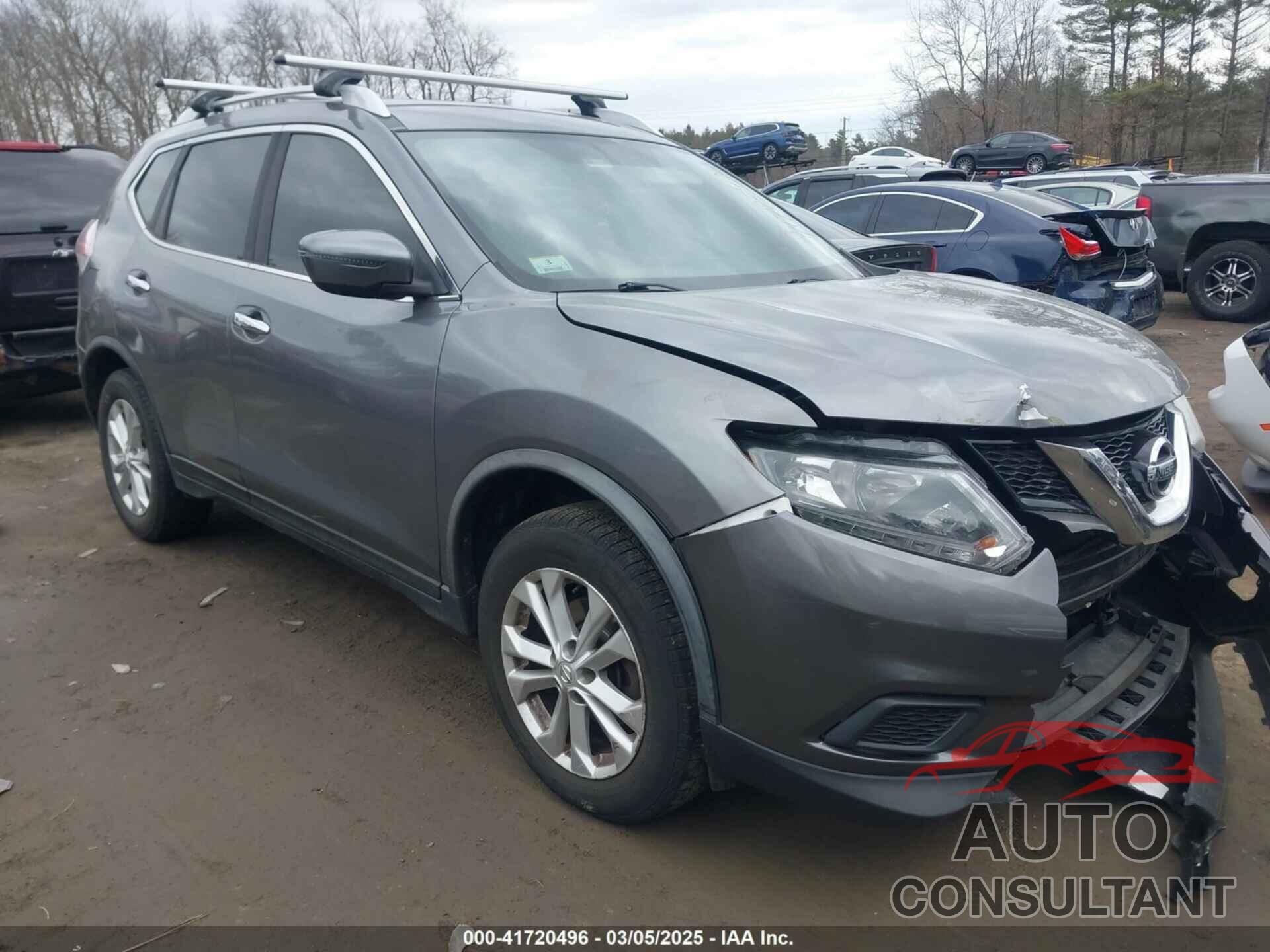 NISSAN ROGUE 2016 - KNMAT2MV6GP695258